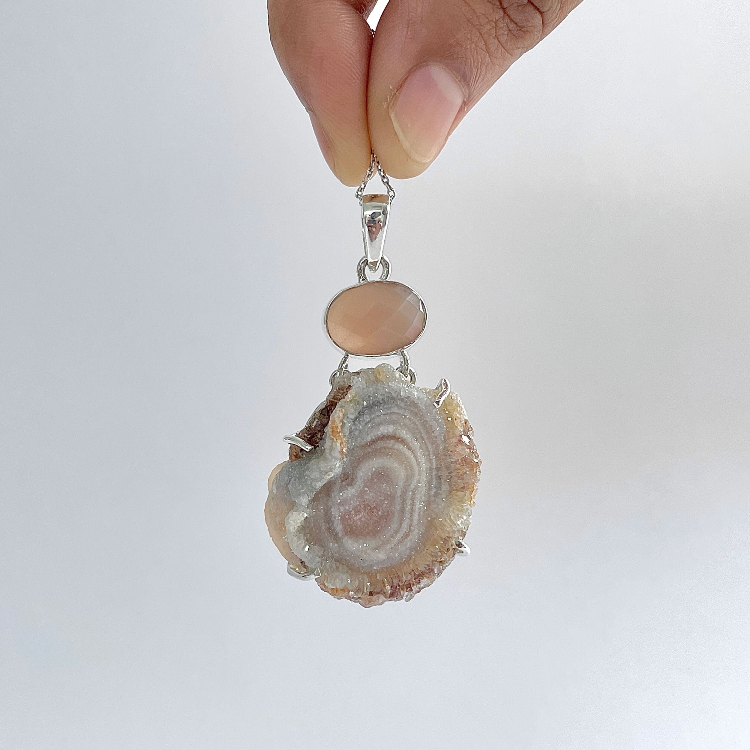 Desert Druzy Pendant-(DDZ-P-32.)