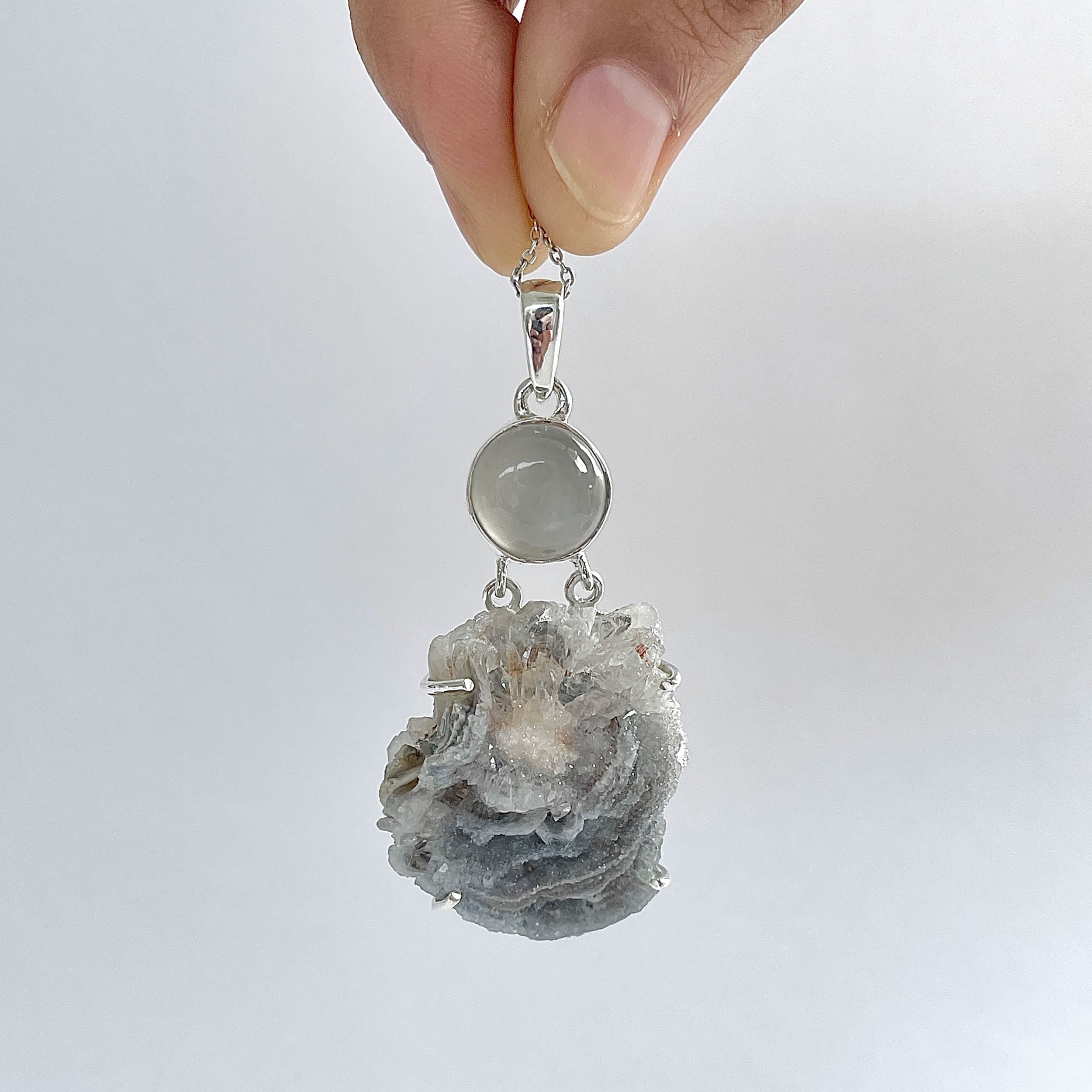 Desert Druzy Pendant-(DDZ-P-35.)