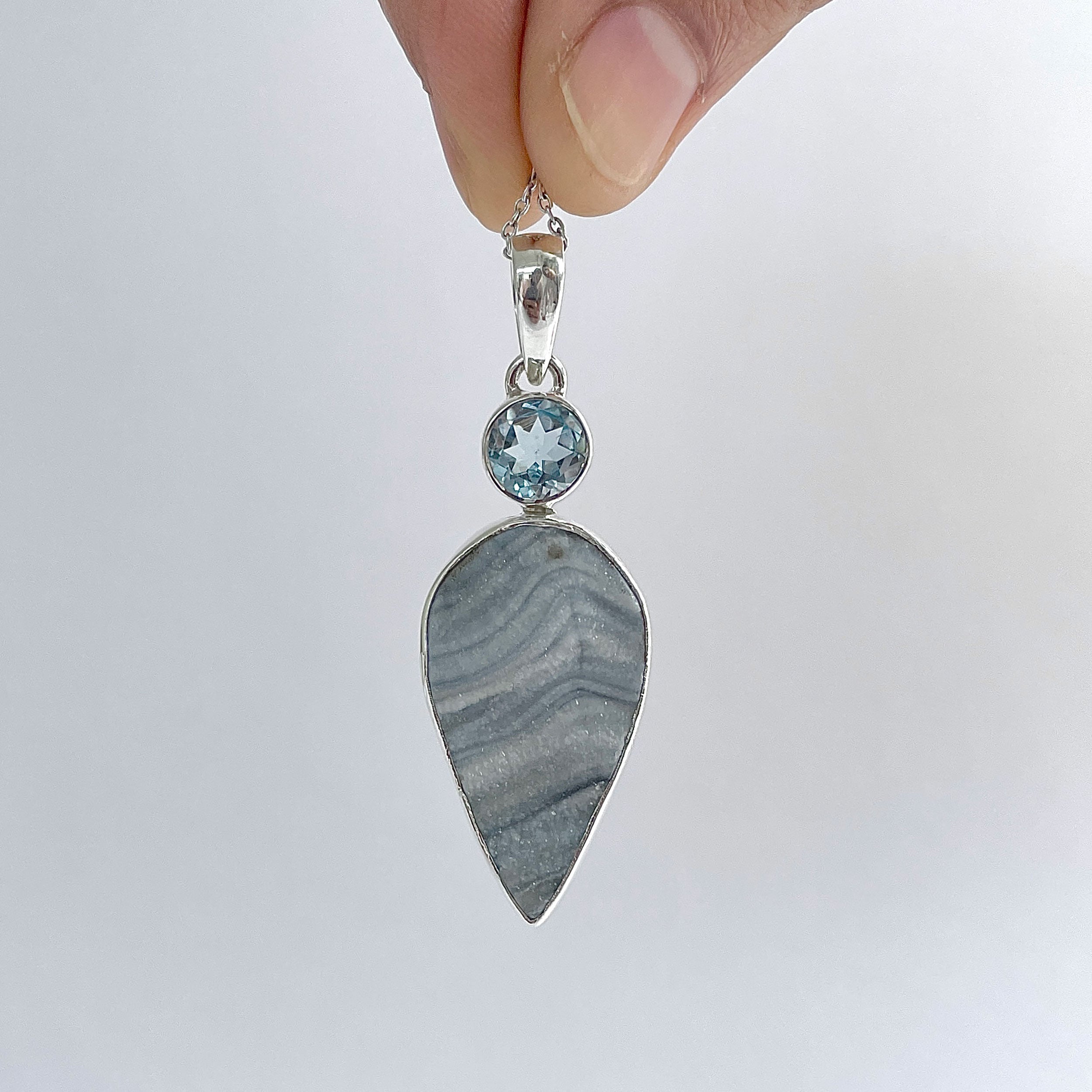 Desert Druzy Pendant-(DDZ-P-36.)