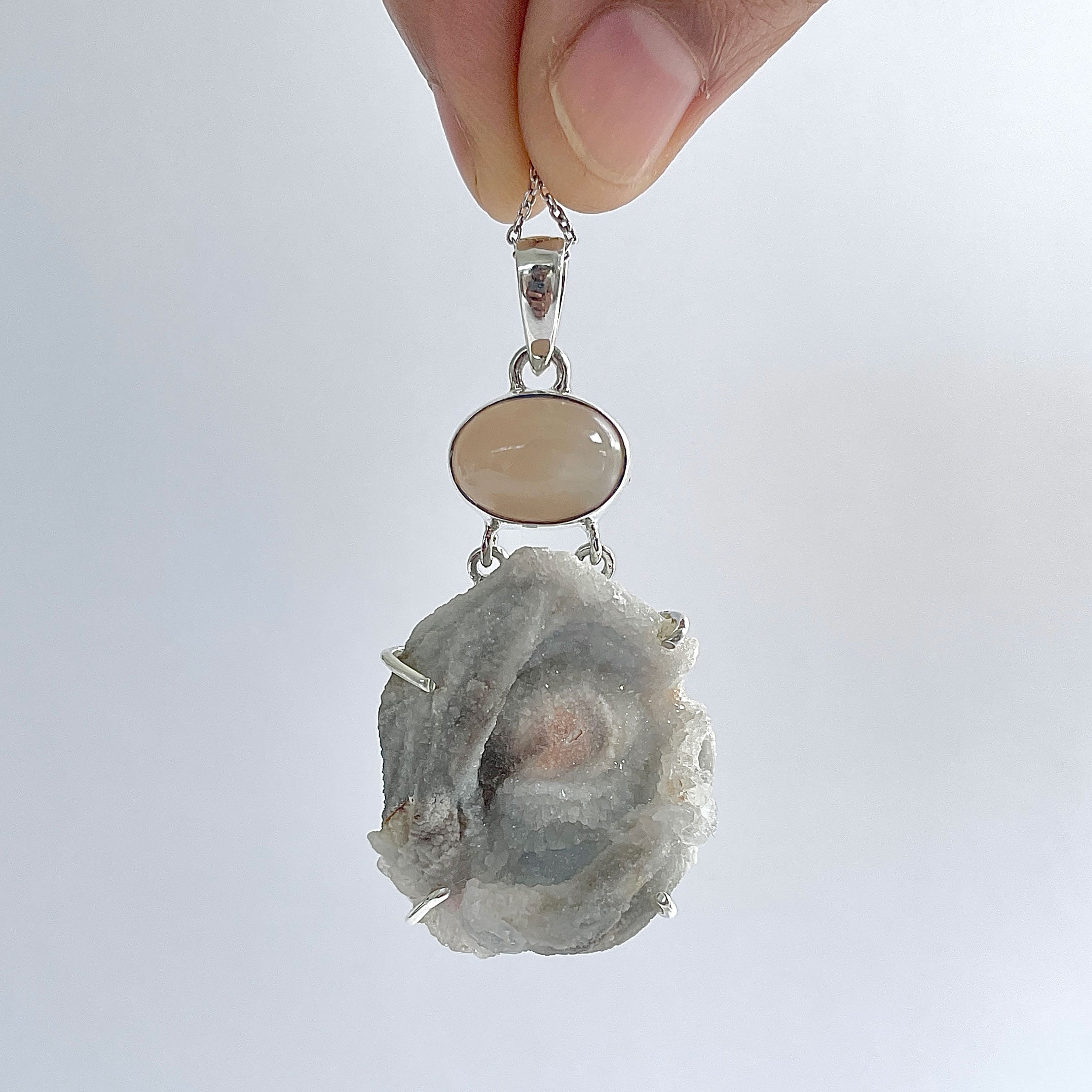 Desert Druzy Pendant-(DDZ-P-37.)