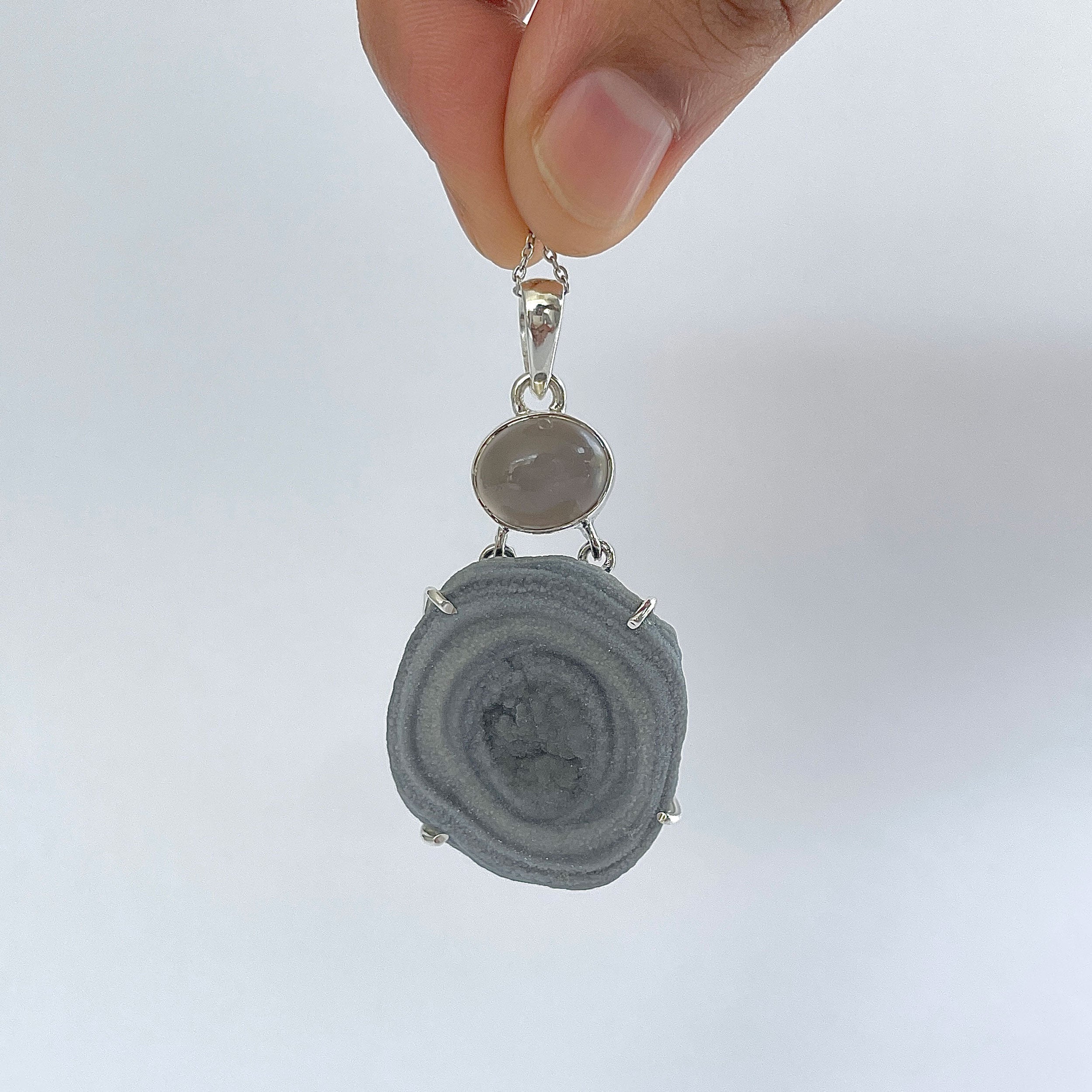 Desert Druzy Pendant-(DDZ-P-39.)