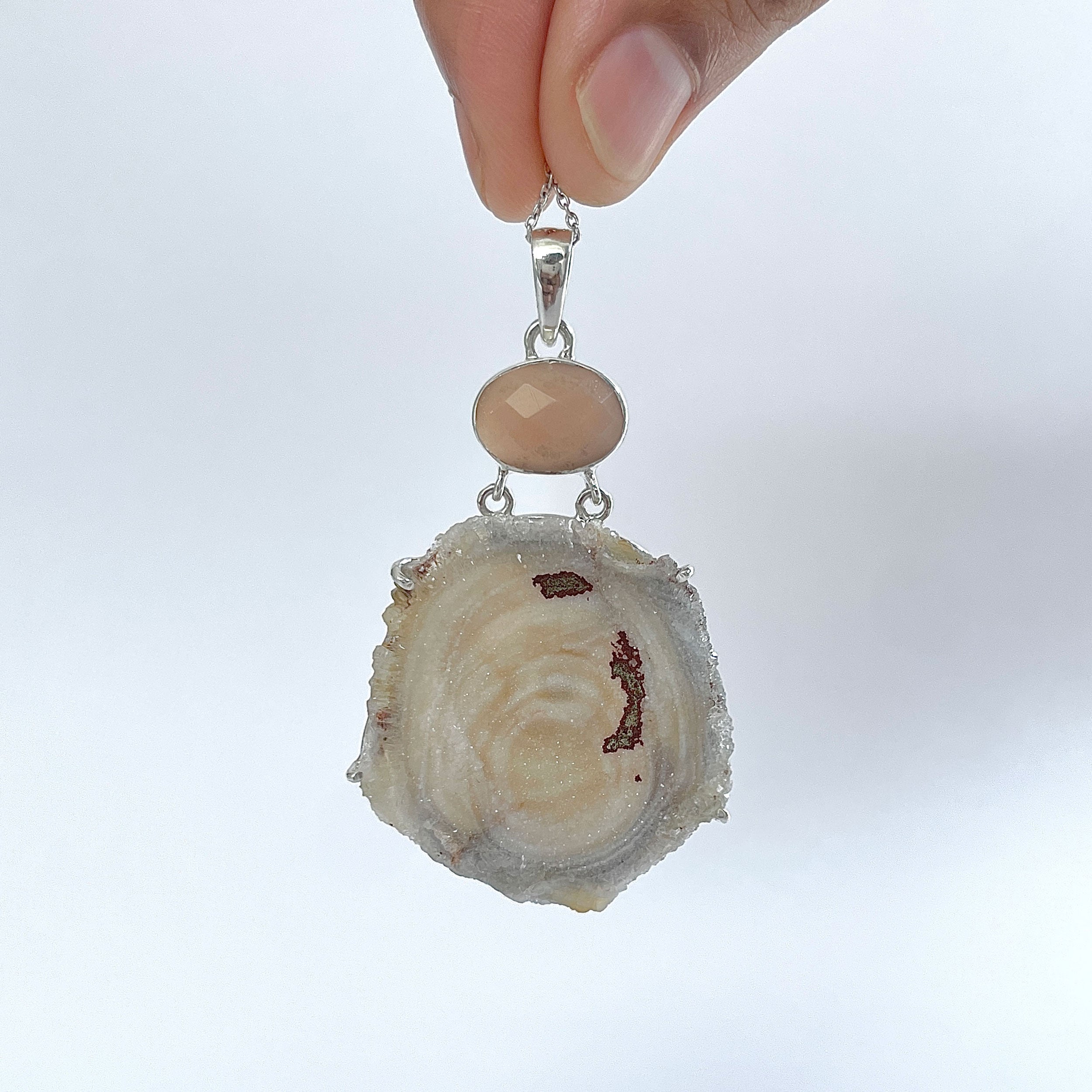 Desert Druzy Pendant-(DDZ-P-4.)