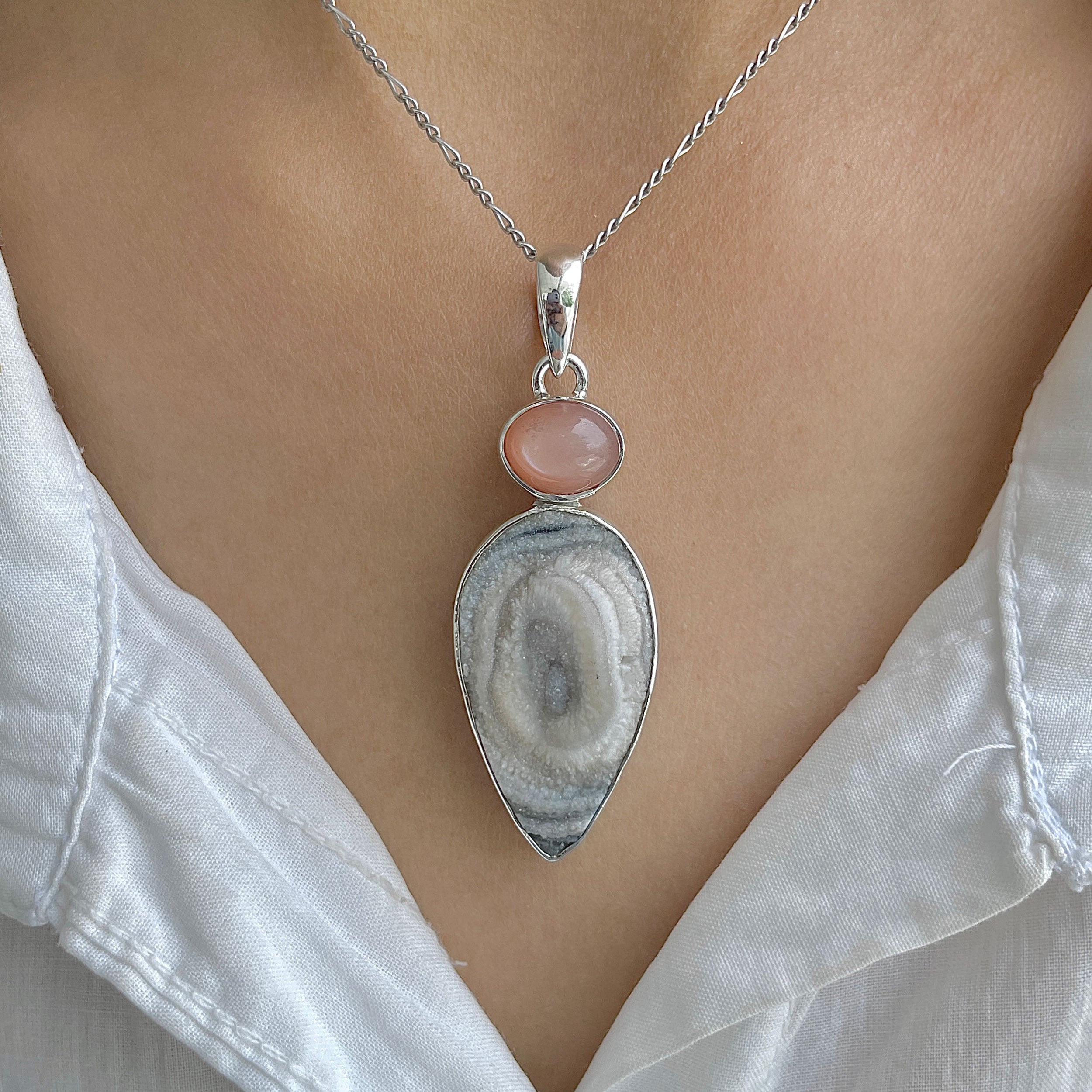 Desert Druzy Pendant-(DDZ-P-42.)