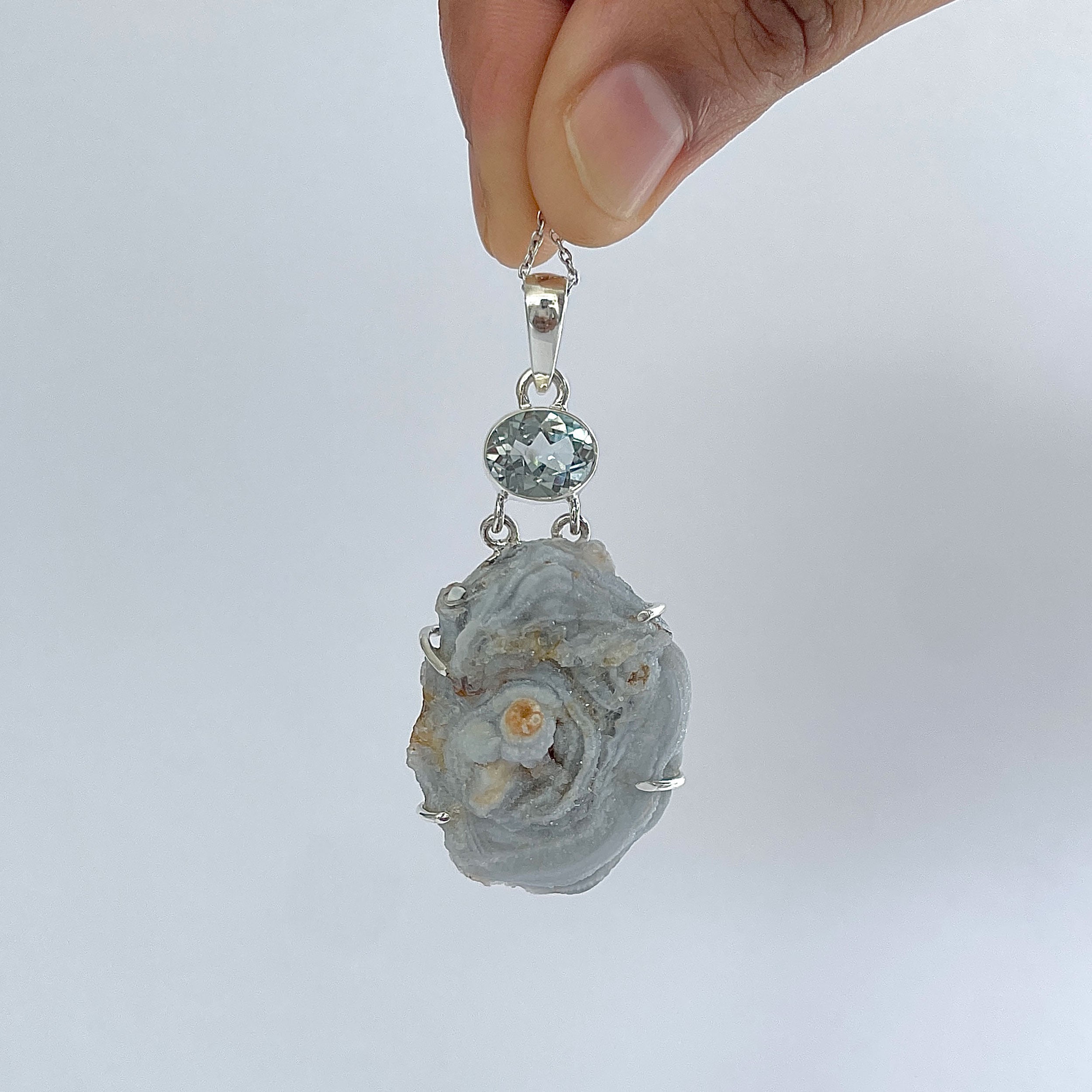 Desert Druzy Pendant-(DDZ-P-45.)
