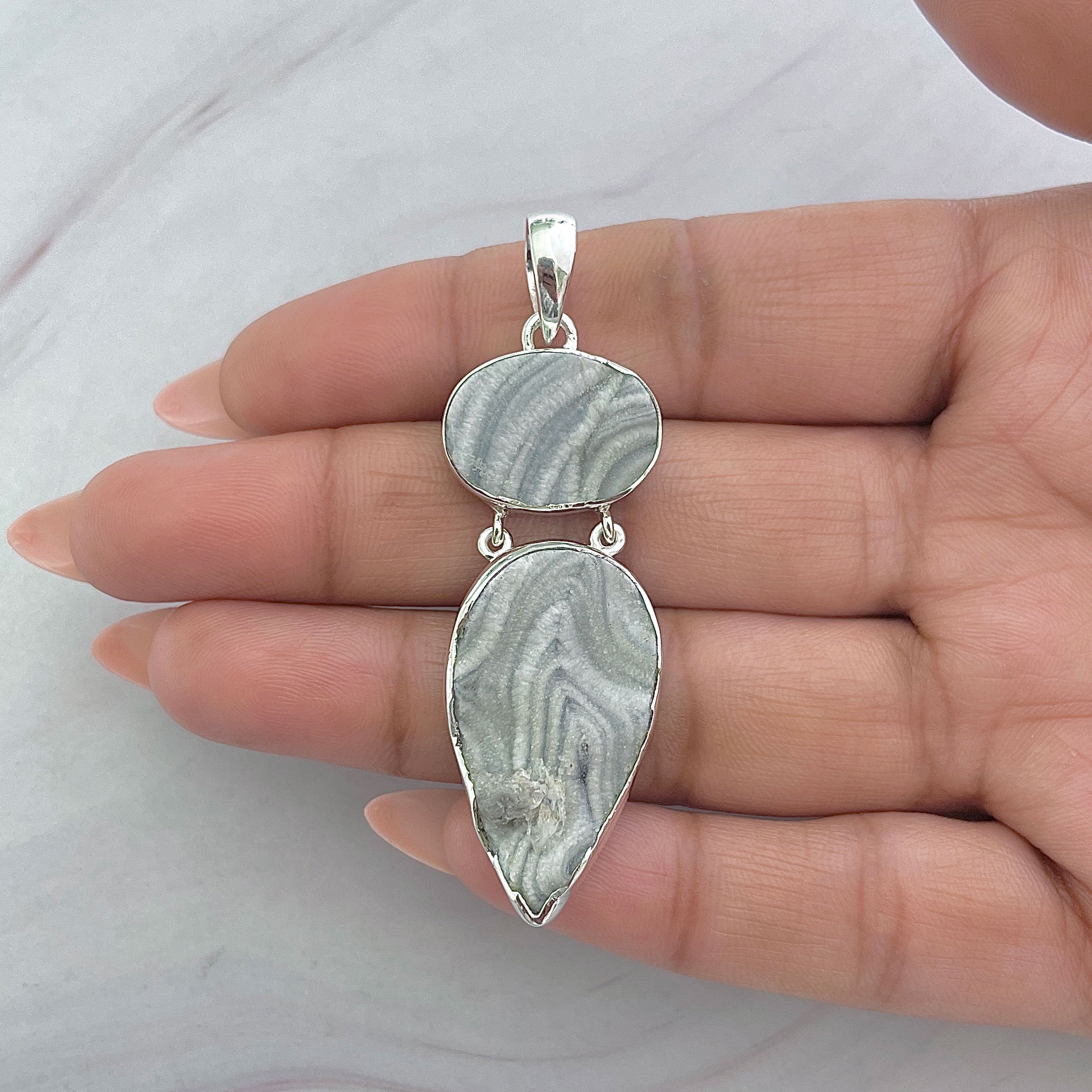 Desert Druzy Pendant-(DDZ-P-48.)
