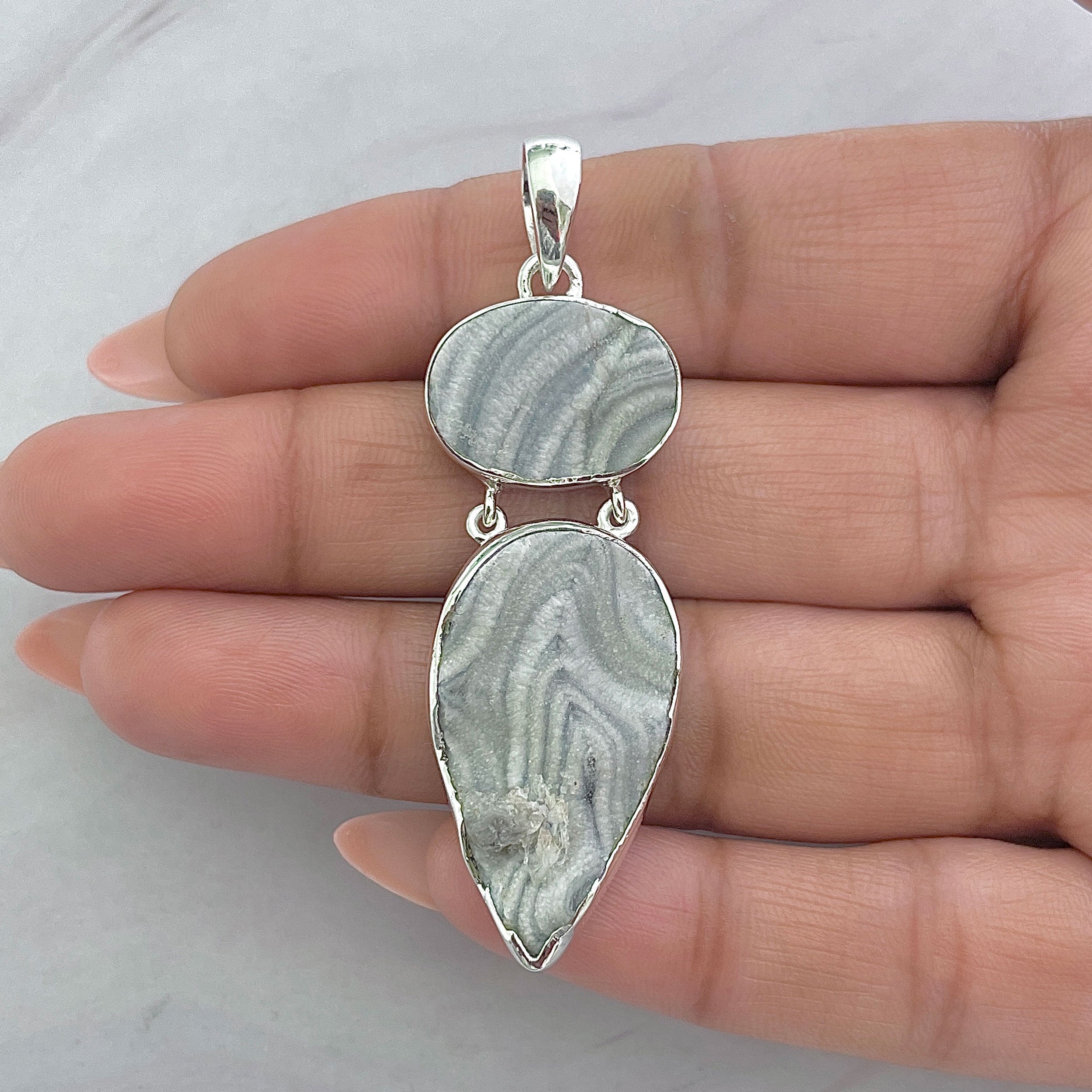 Desert Druzy Pendant-(DDZ-P-48.)