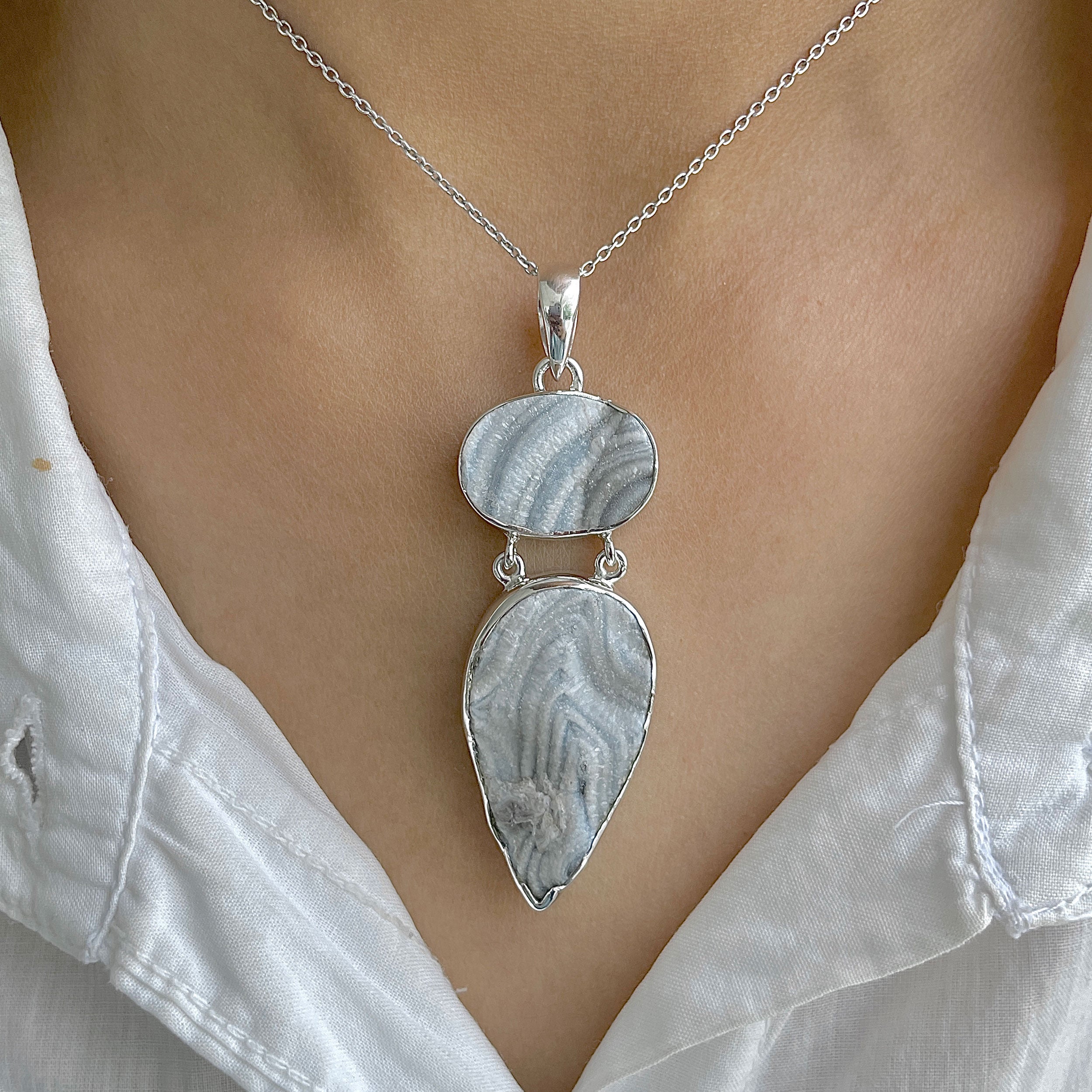 Desert Druzy Pendant-(DDZ-P-48.)