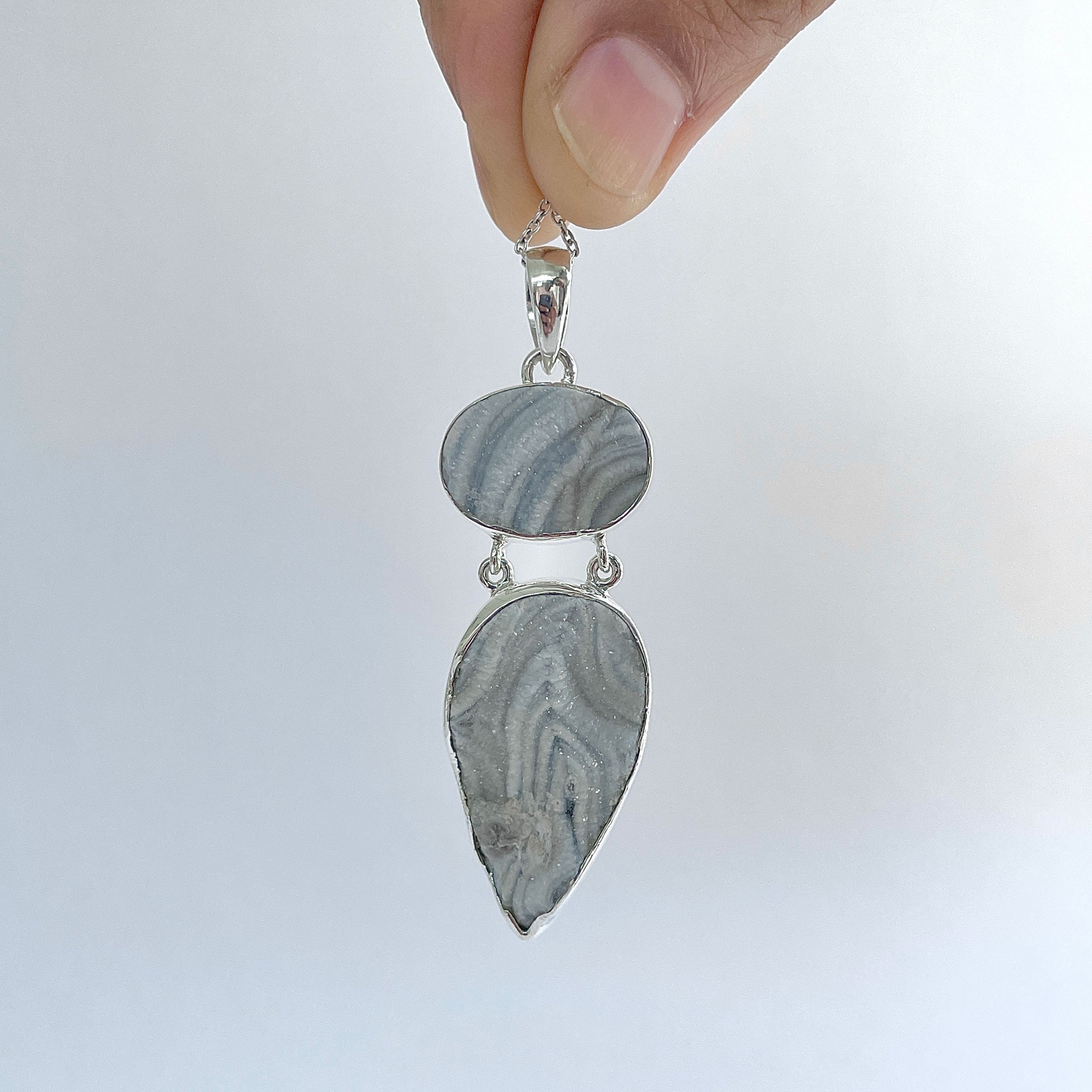 Desert Druzy Pendant-(DDZ-P-48.)