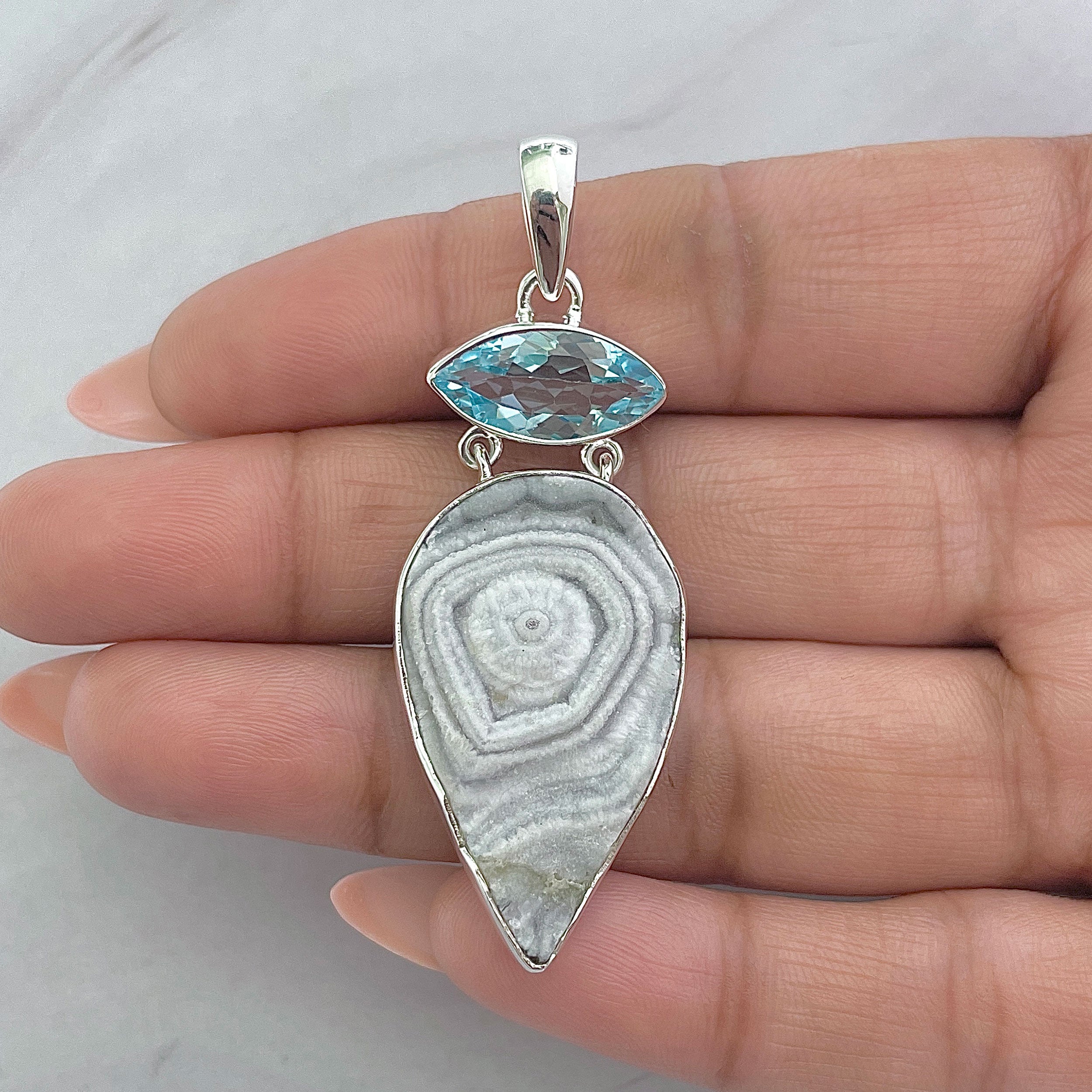 Desert Druzy Pendant-(DDZ-P-49.)
