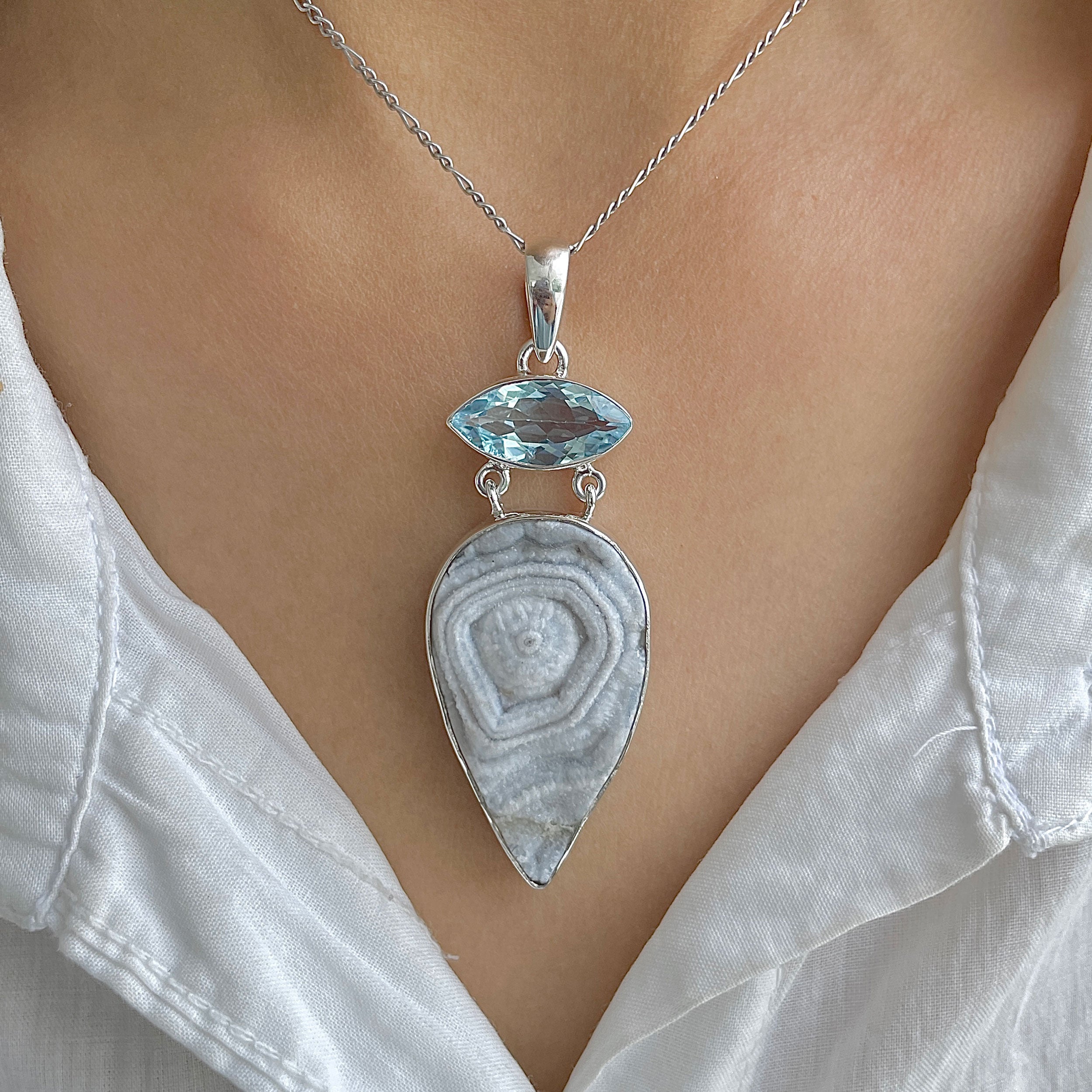 Desert Druzy Pendant-(DDZ-P-49.)