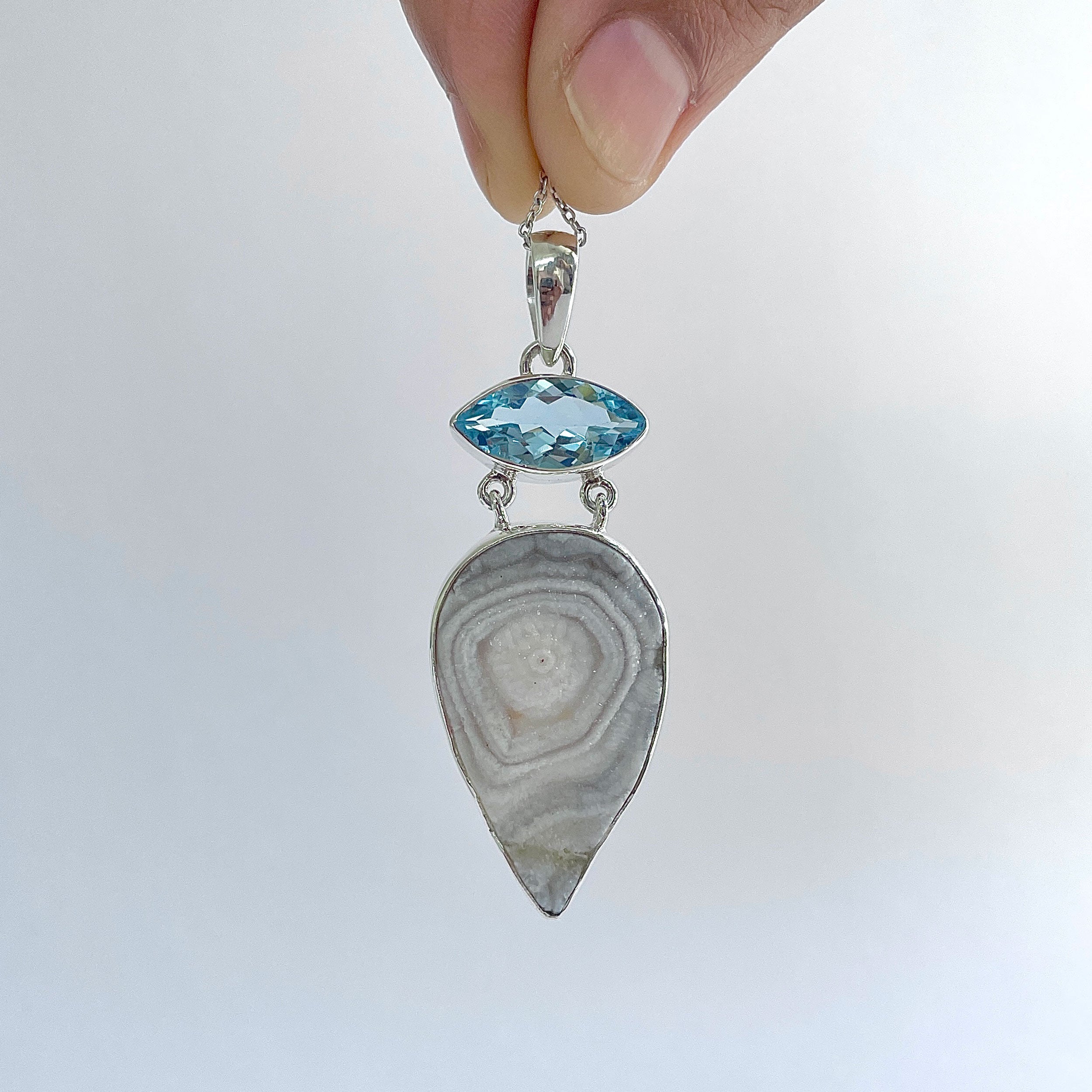 Desert Druzy Pendant-(DDZ-P-49.)