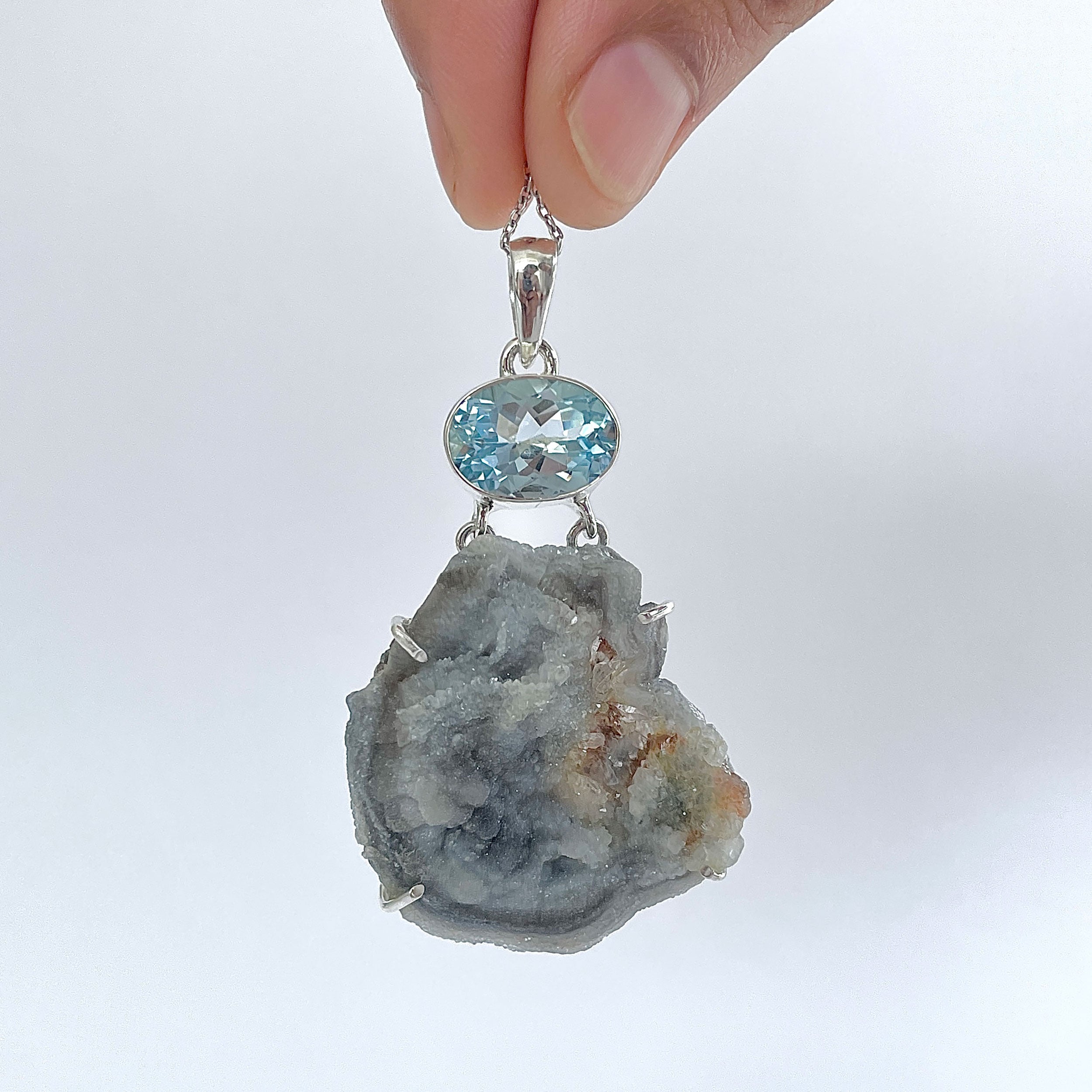 Desert Druzy Pendant-(DDZ-P-5.)