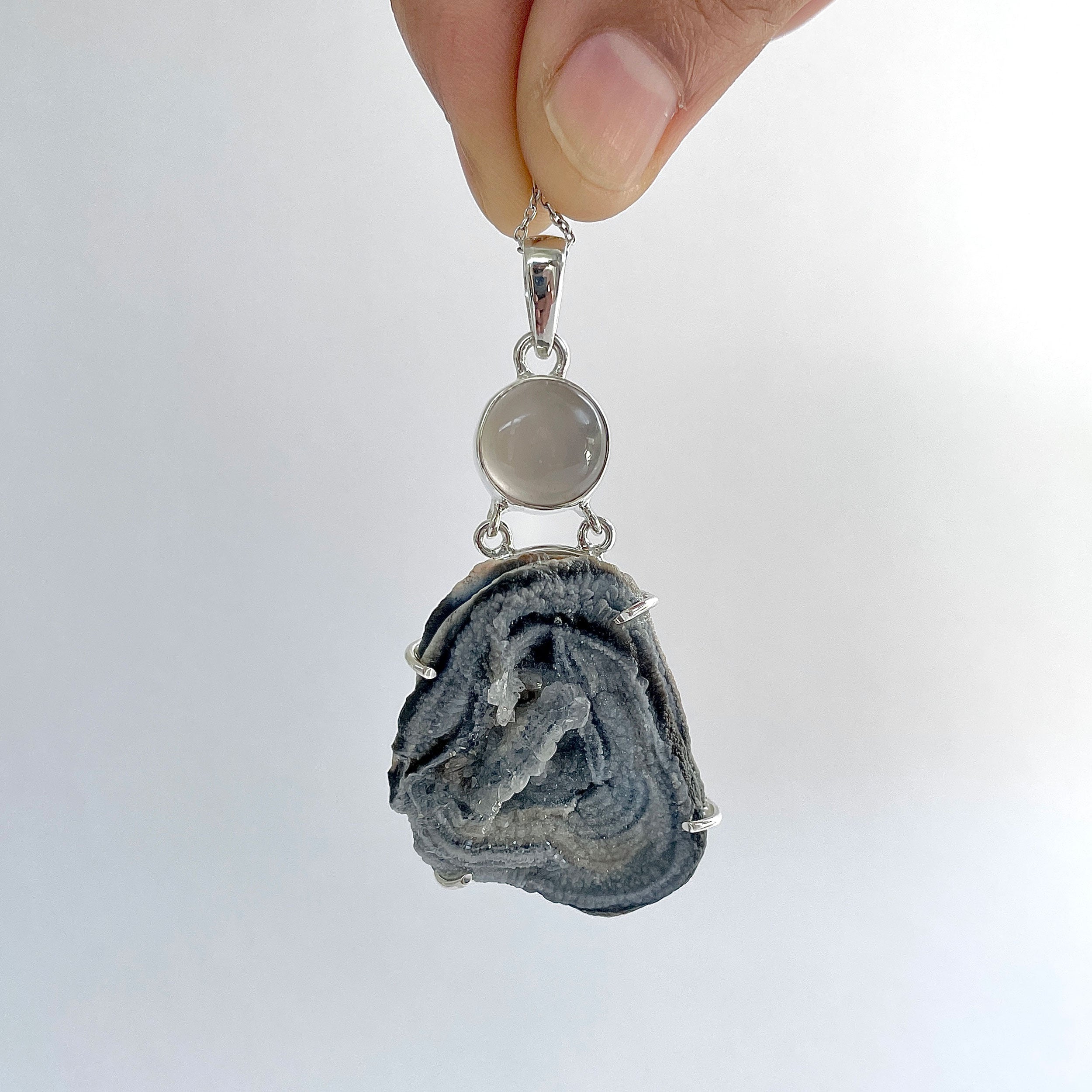 Desert Druzy Pendant-(DDZ-P-50.)