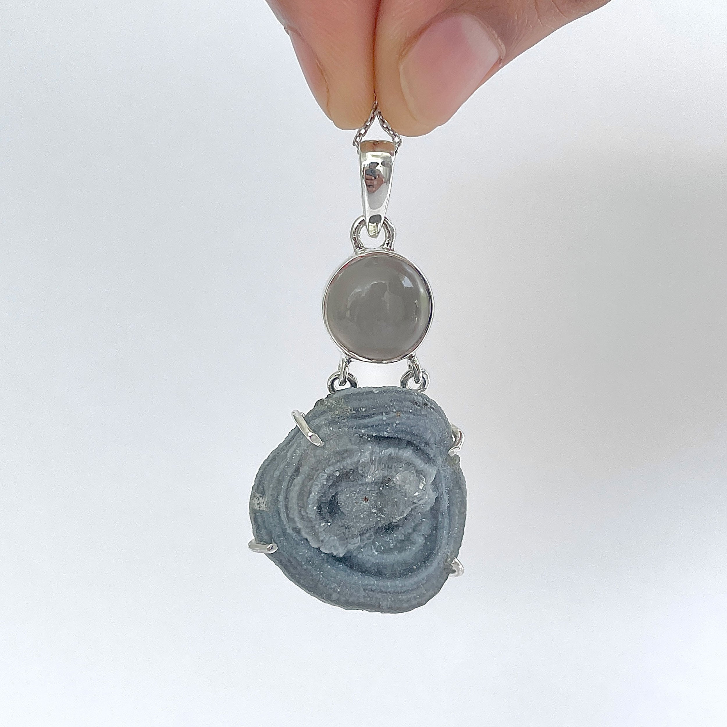 Desert Druzy Pendant-(DDZ-P-7.)