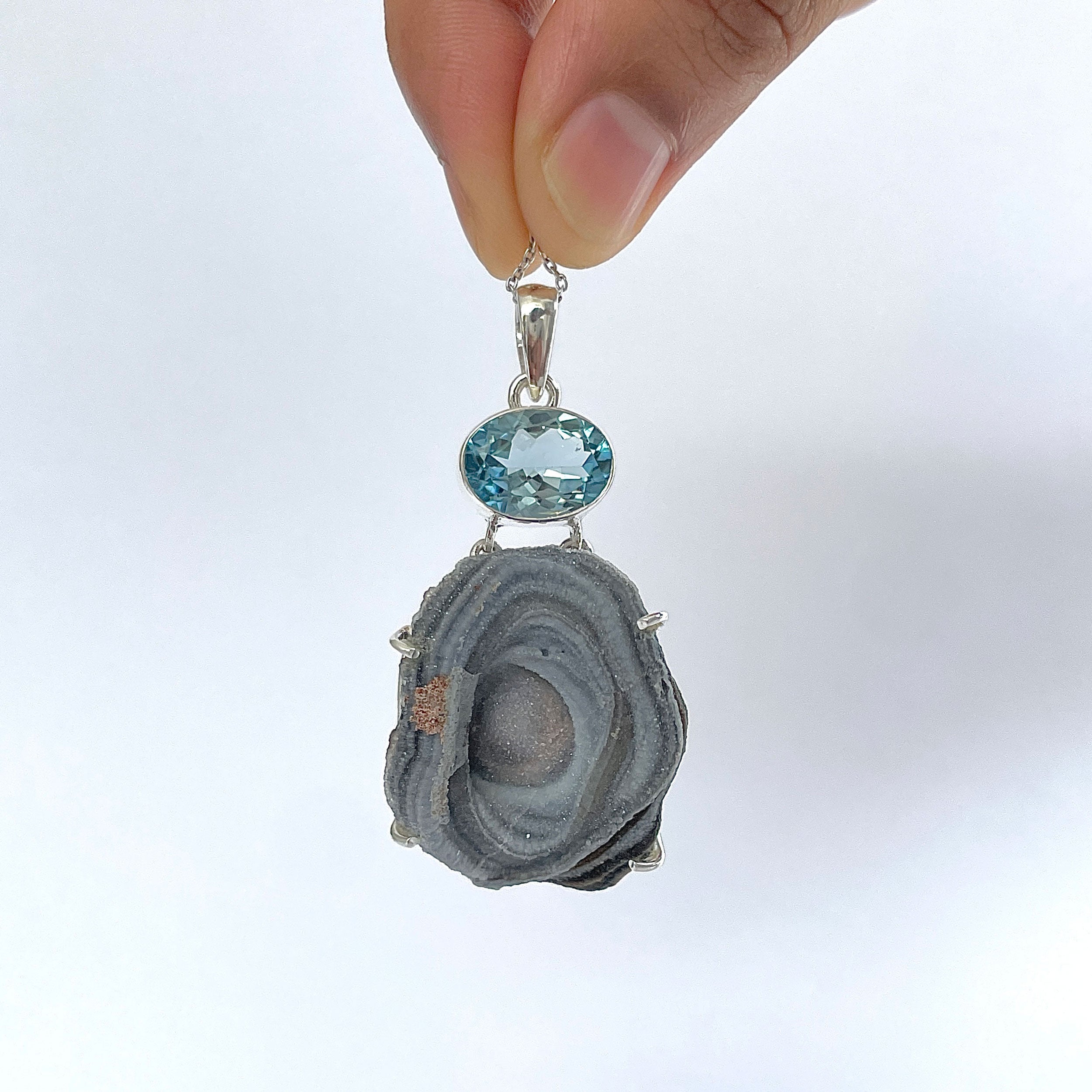 Desert Druzy Pendant-(DDZ-P-8.)