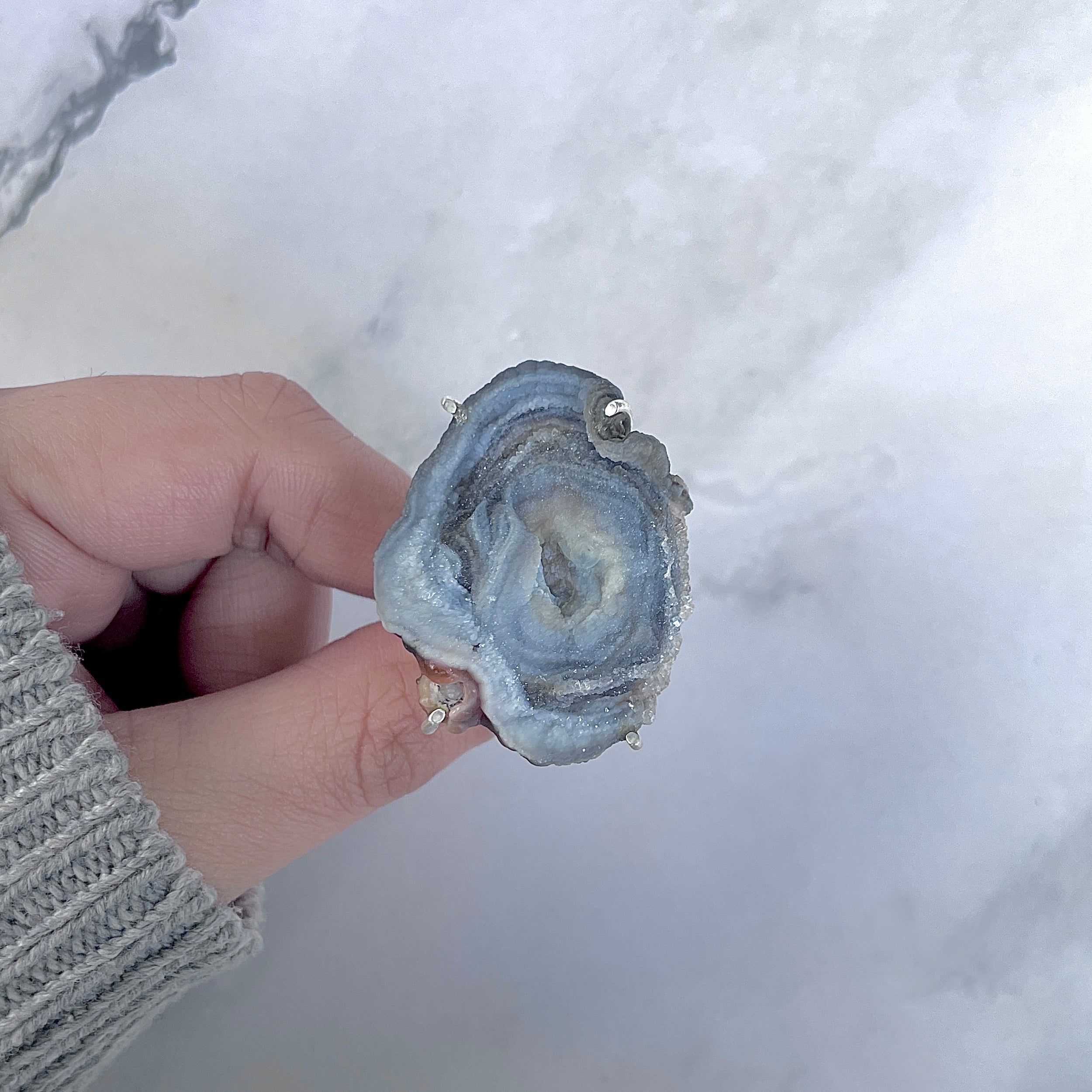 Desert Druzy Adjustable Ring-(DDZ-R-22.)