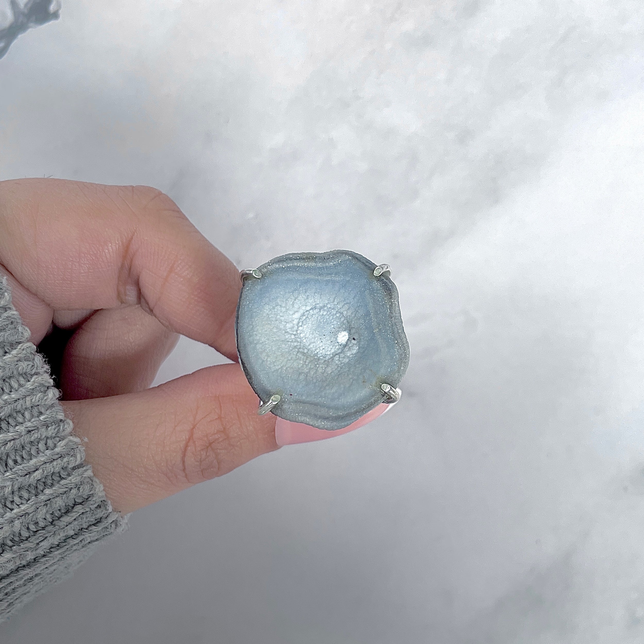 Desert Druzy Adjustable Ring-(DDZ-R-4.)