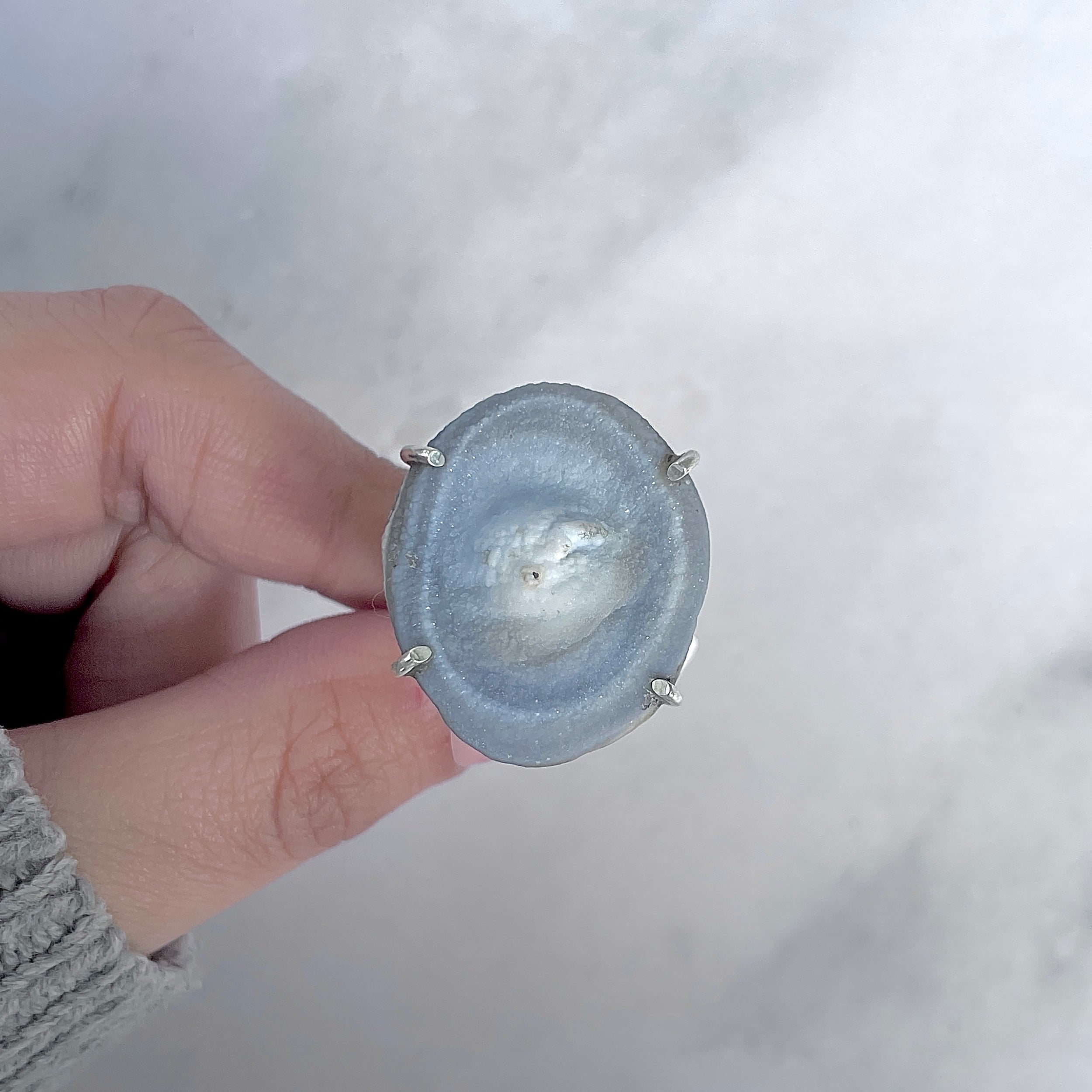 Desert Druzy Adjustable Ring-(DDZ-R-6.)