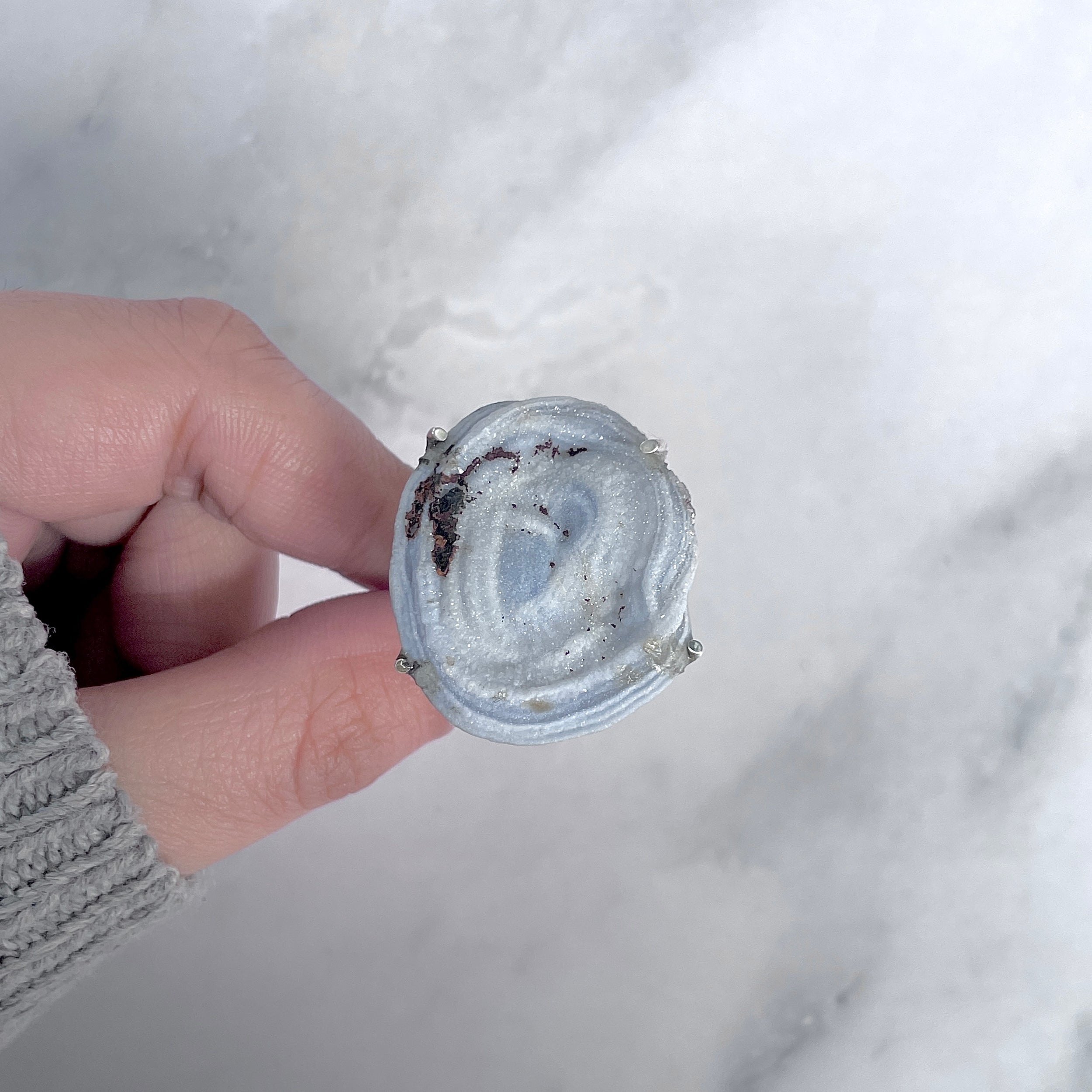Desert Druzy Adjustable Ring-(DDZ-R-8.)