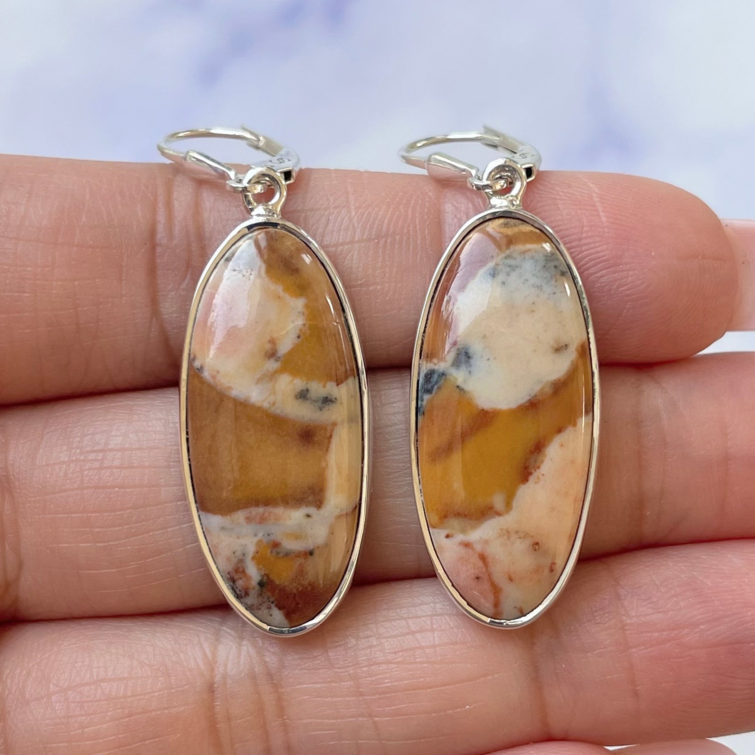 Deerfawn Jasper Earring-(DFJ-E-14.)