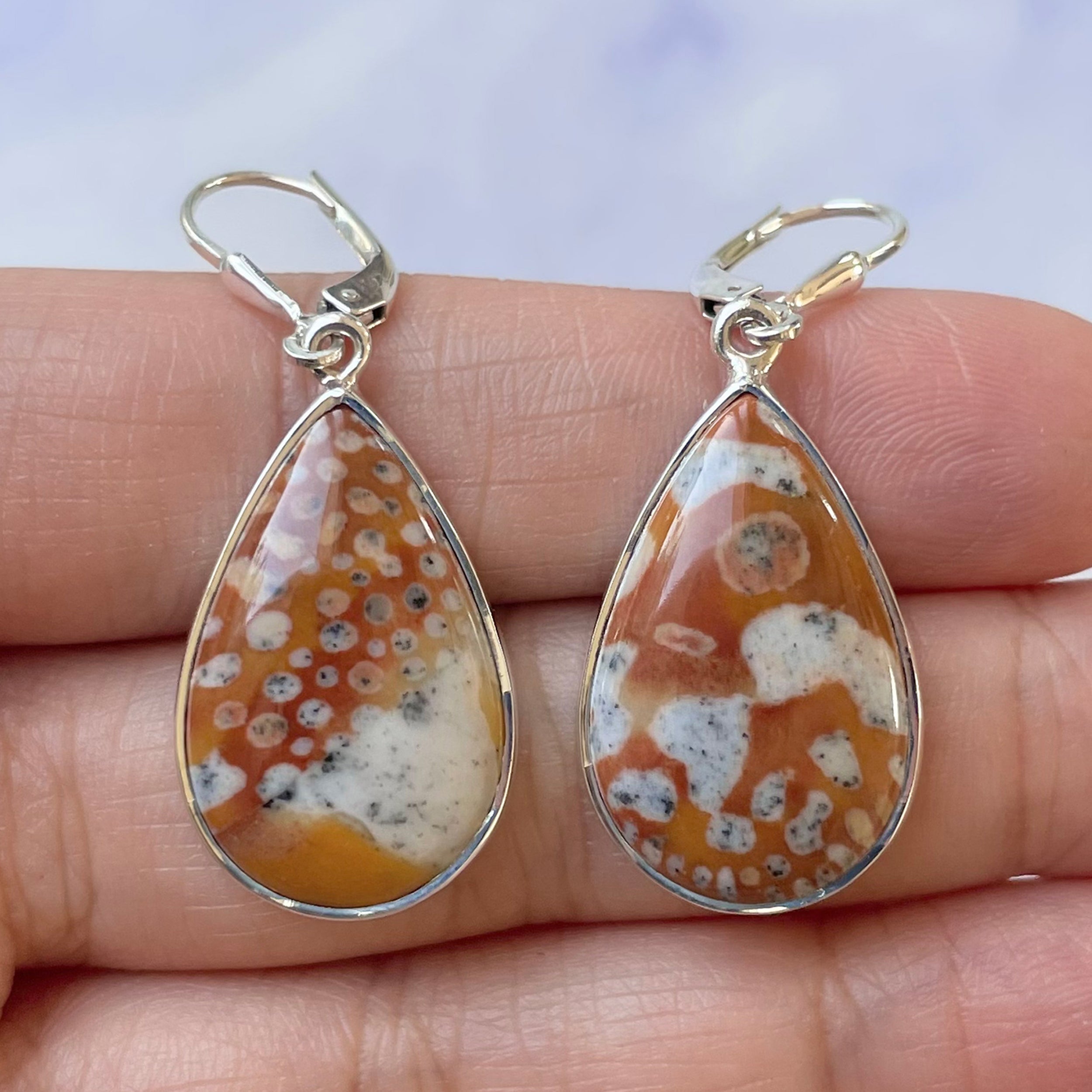 Deerfawn Jasper Earring-(DFJ-E-21.)