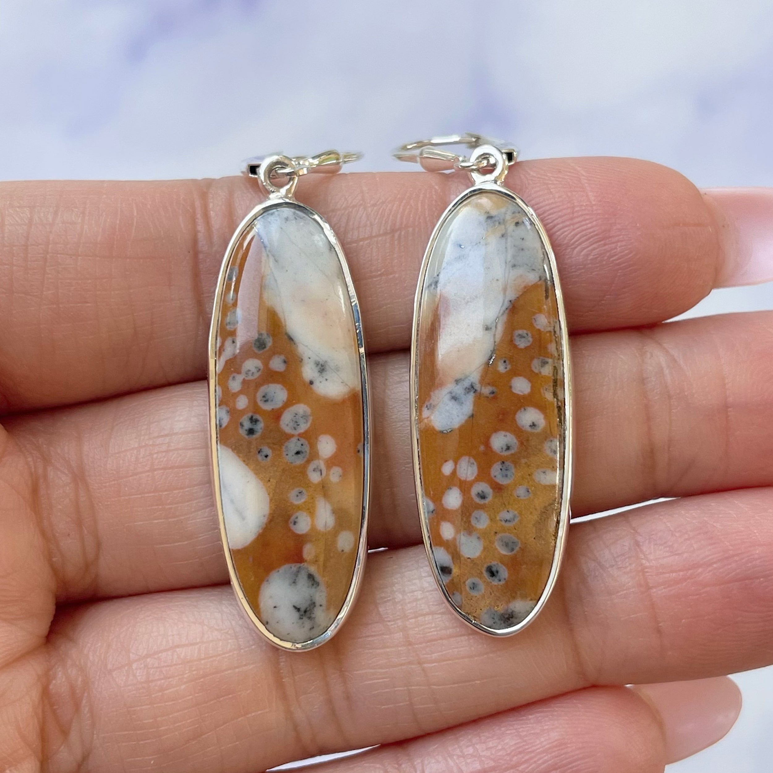 Deerfawn Jasper Earring-(DFJ-E-9.)