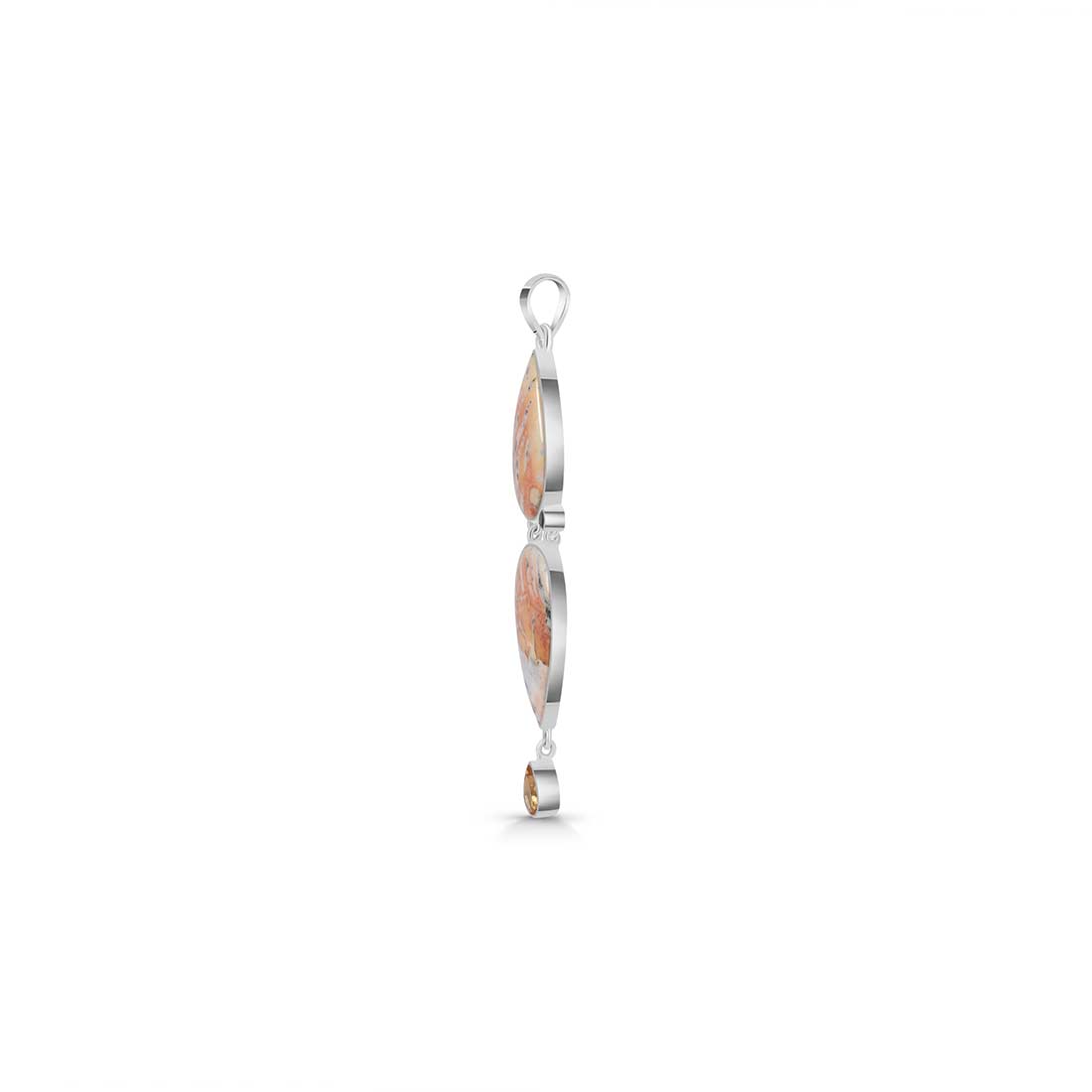 Deerfawn Jasper Pendant-(DFJ-P-45.)