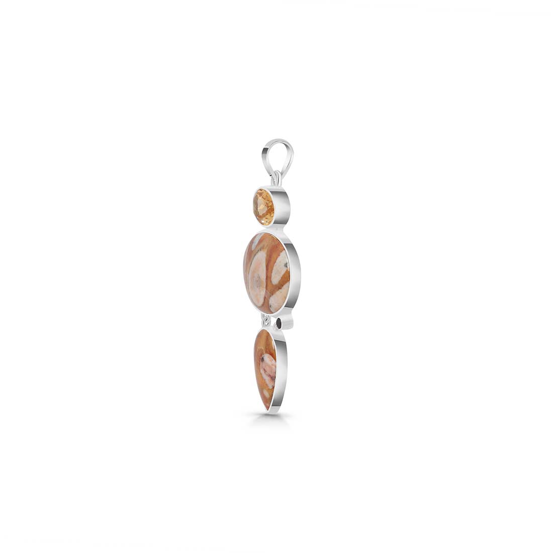 Deerfawn Jasper Pendant-(DFJ-P-62.)