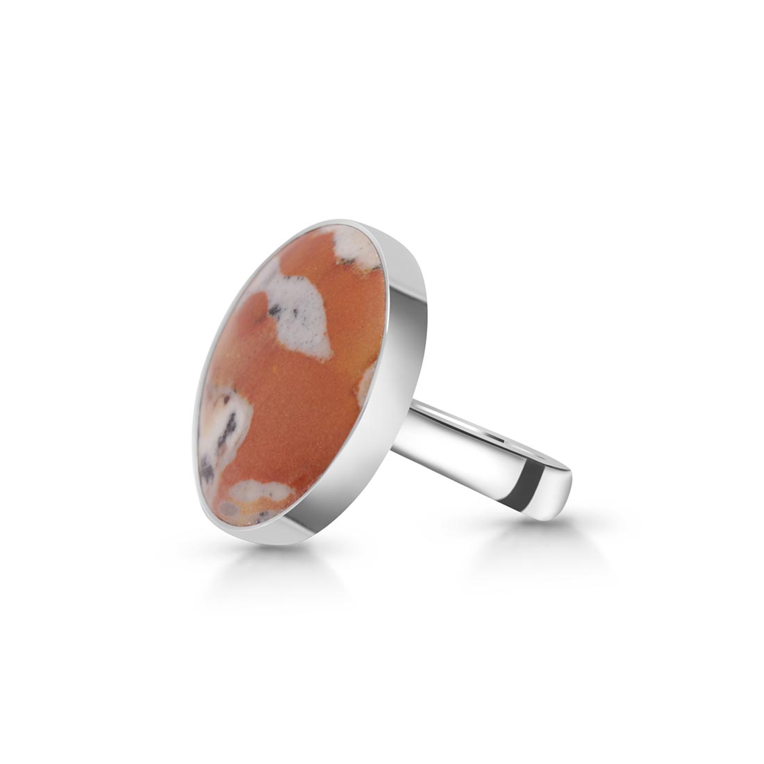 Deerfawn Jasper Adjustable Ring-(DFJ-R-15.)