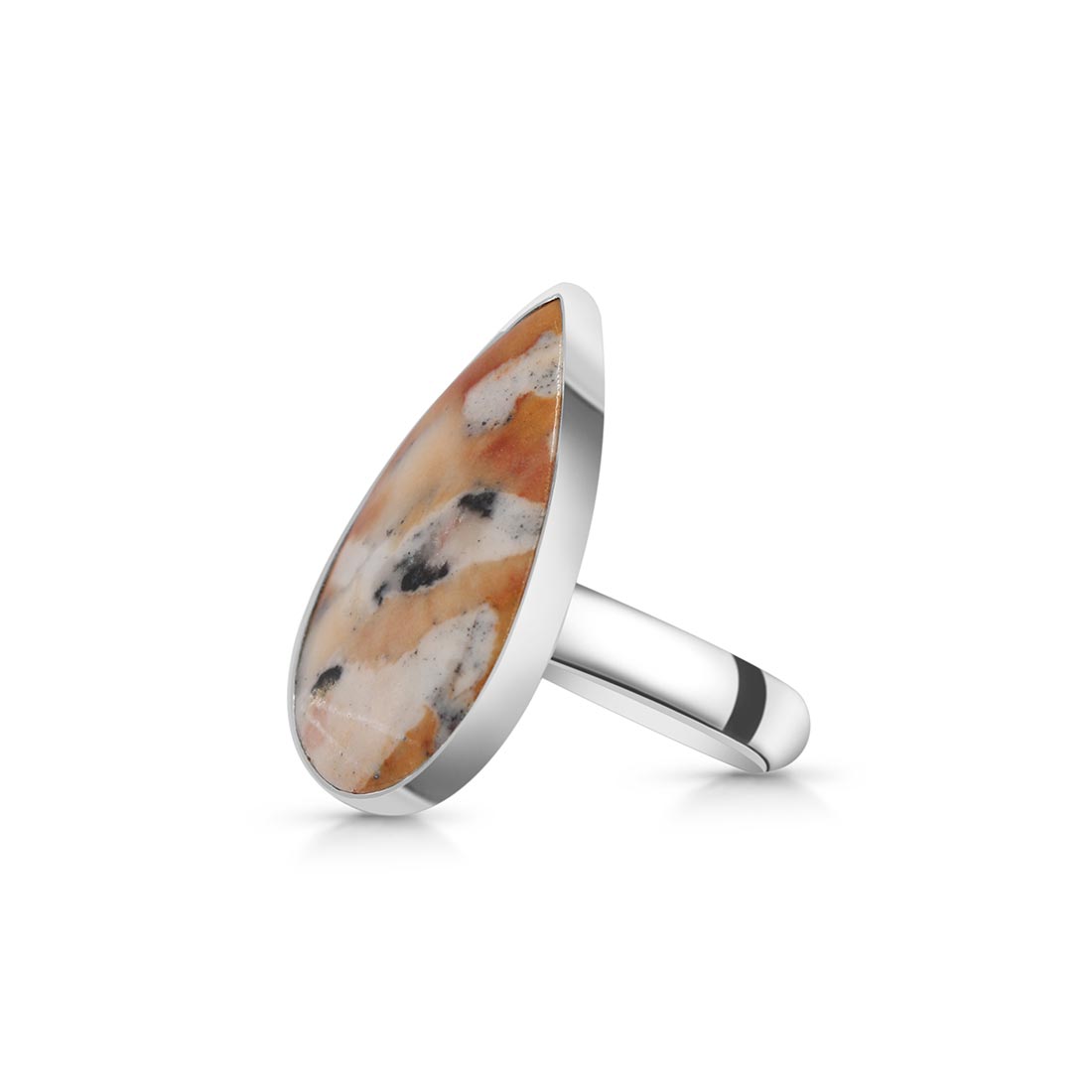 Deerfawn Jasper Adjustable Ring-(DFJ-R-4.)