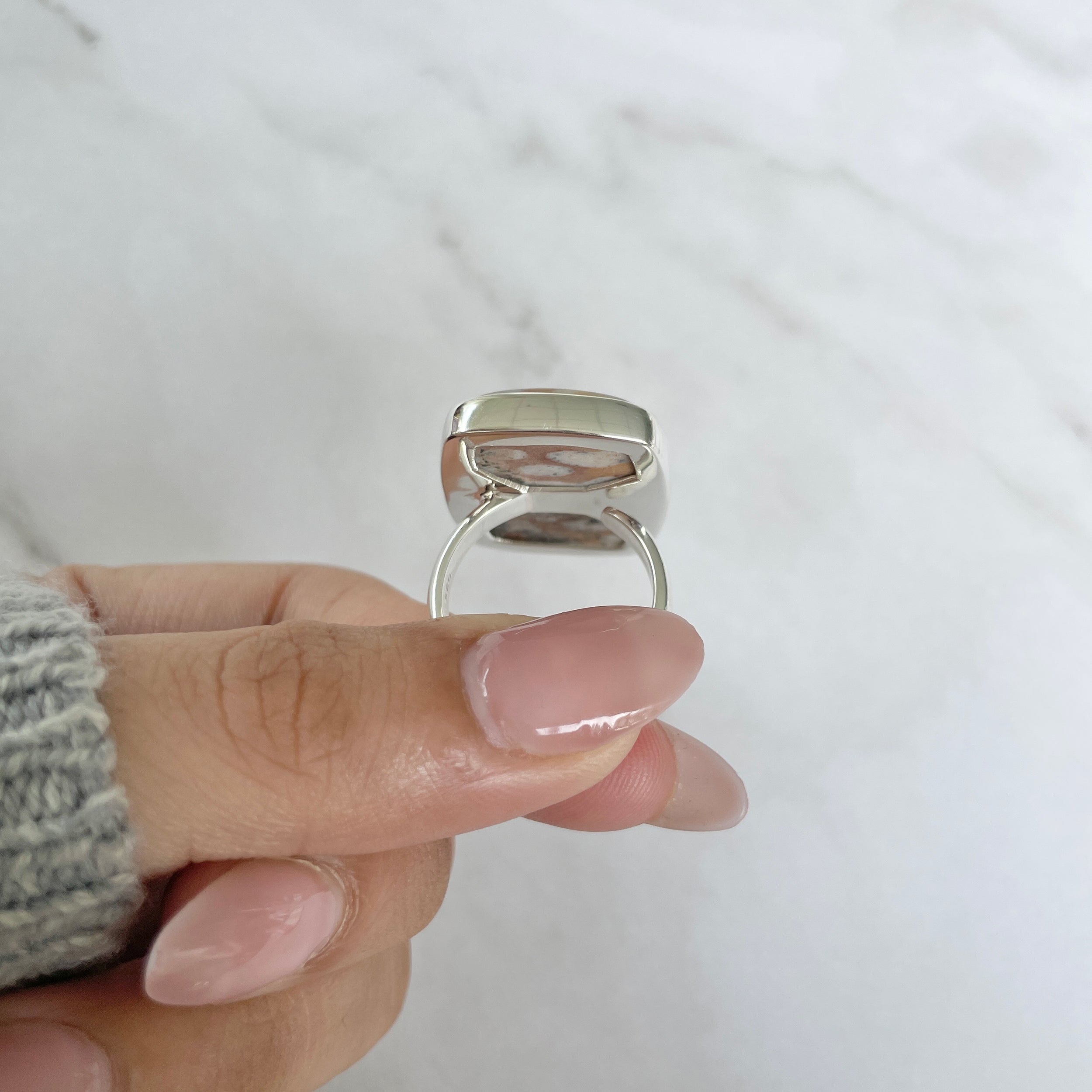 Deerfawn Jasper Adjustable Ring-(DFJ-R-69.)