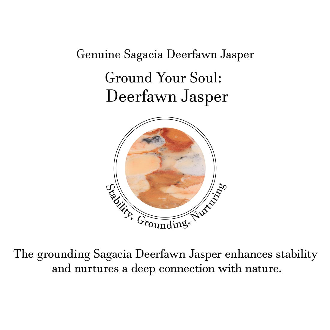 Deerfawn Jasper Adjustable Ring-(DFJ-R-57.)