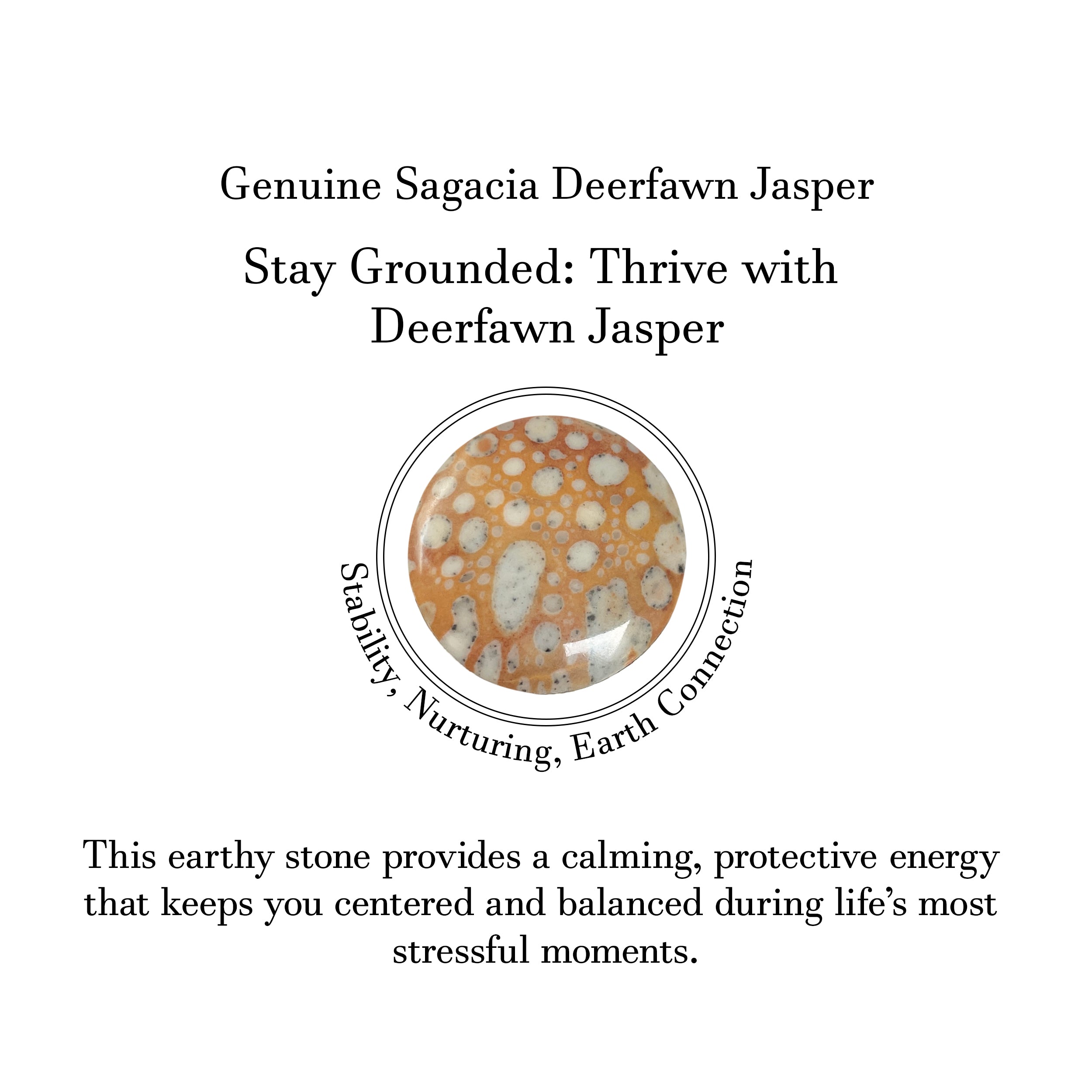 Deerfawn Jasper Pendant-(DFJ-P-26.)