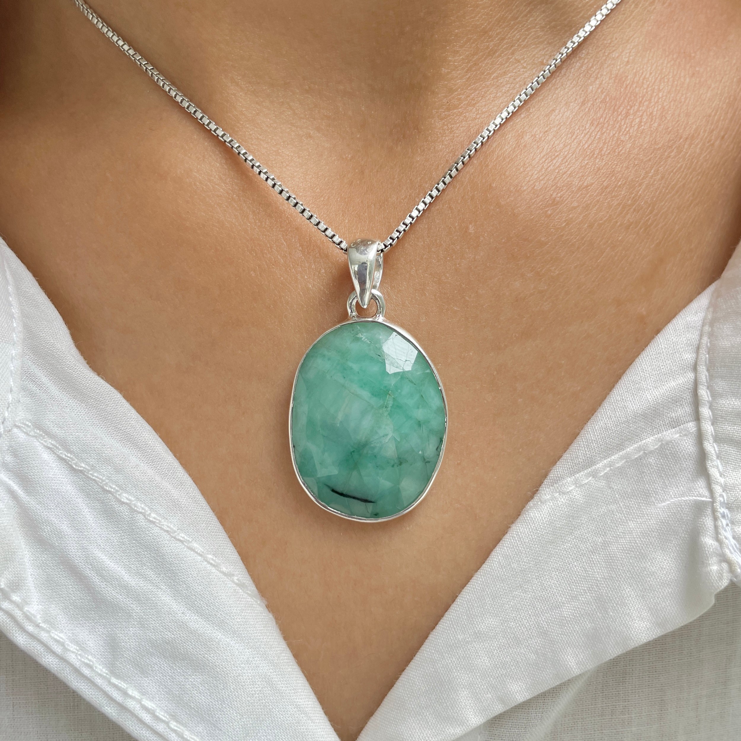 Emerald Pendant-(EMD-P-14.)