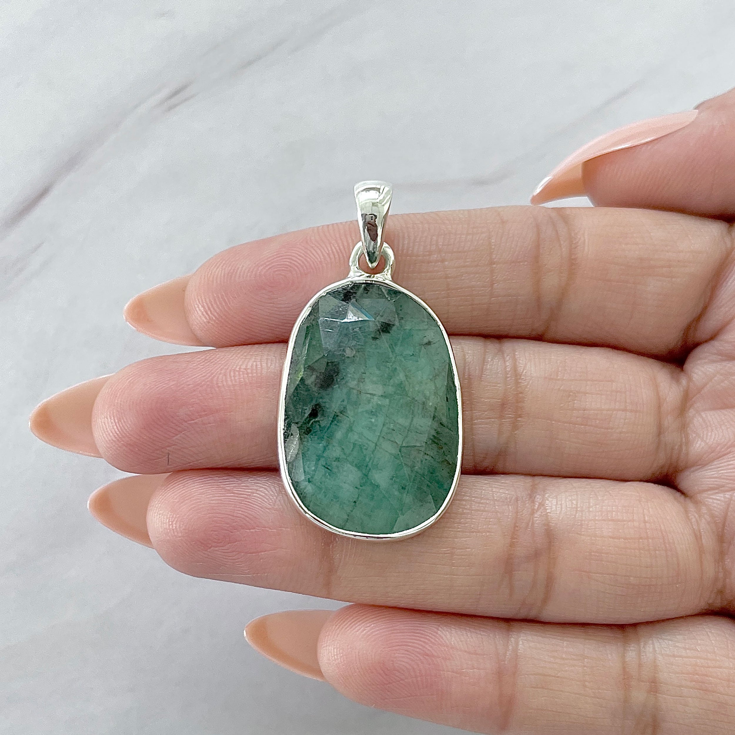 Emerald Pendant-(EMD-P-18.)