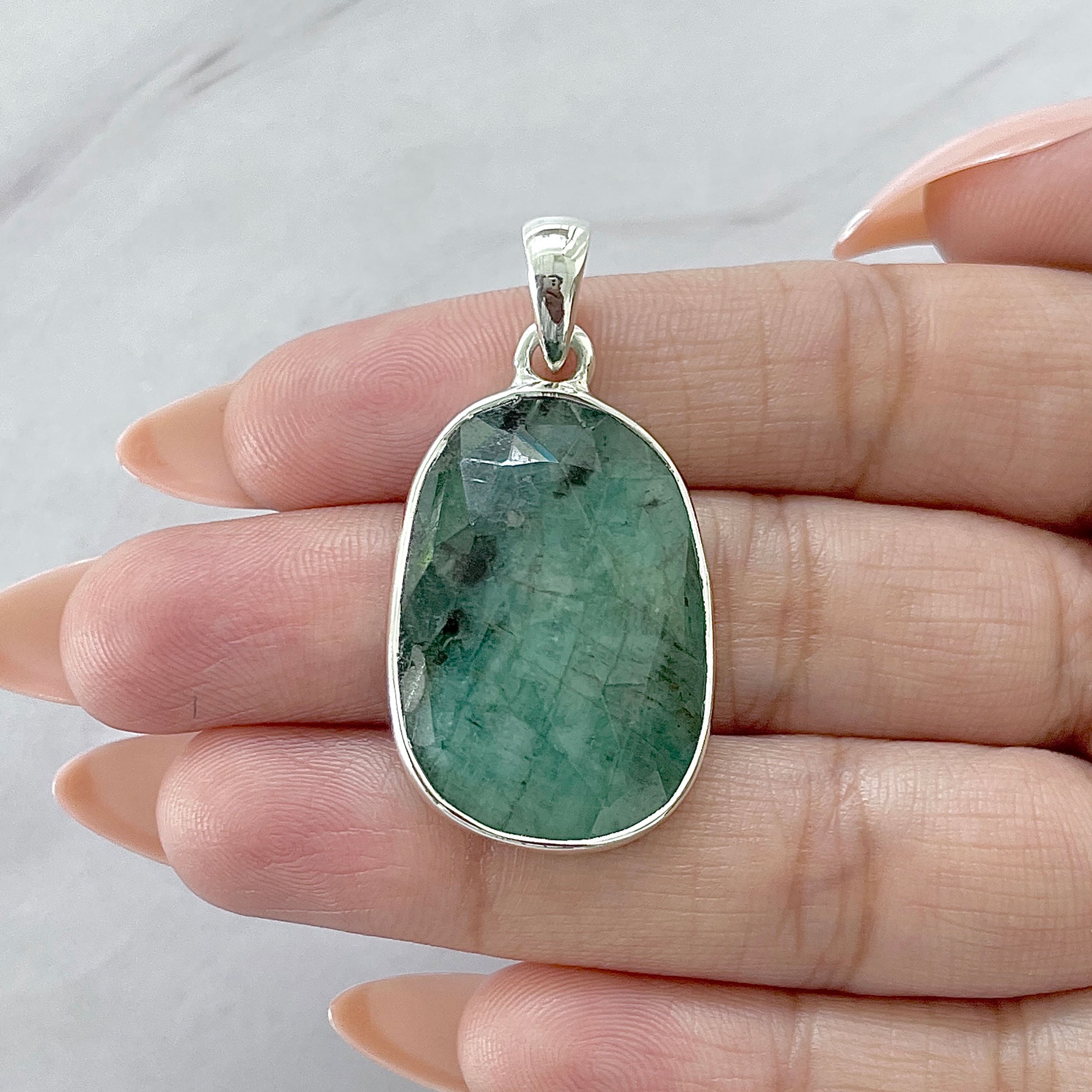 Emerald Pendant-(EMD-P-18.)