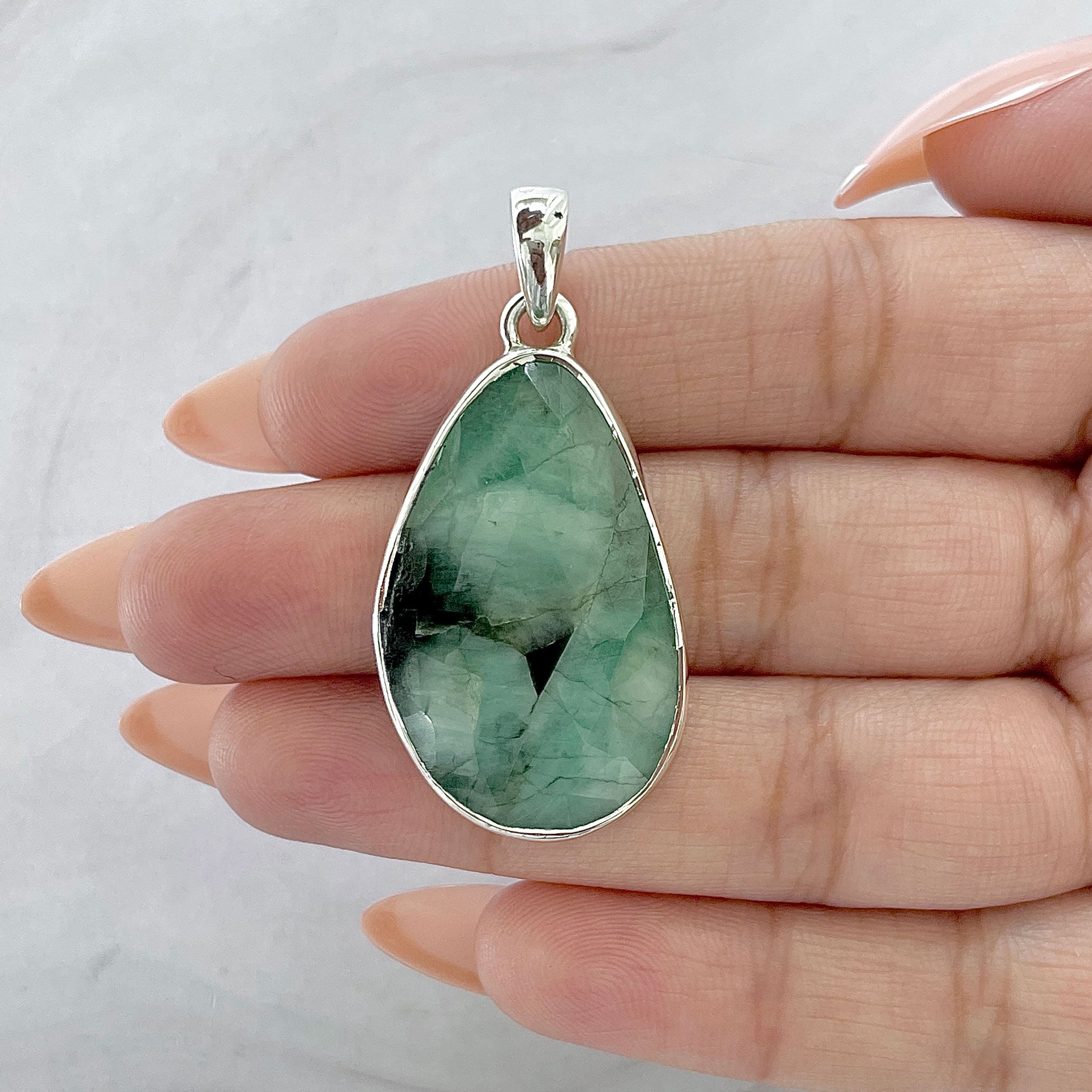 Emerald Pendant-(EMD-P-19.)