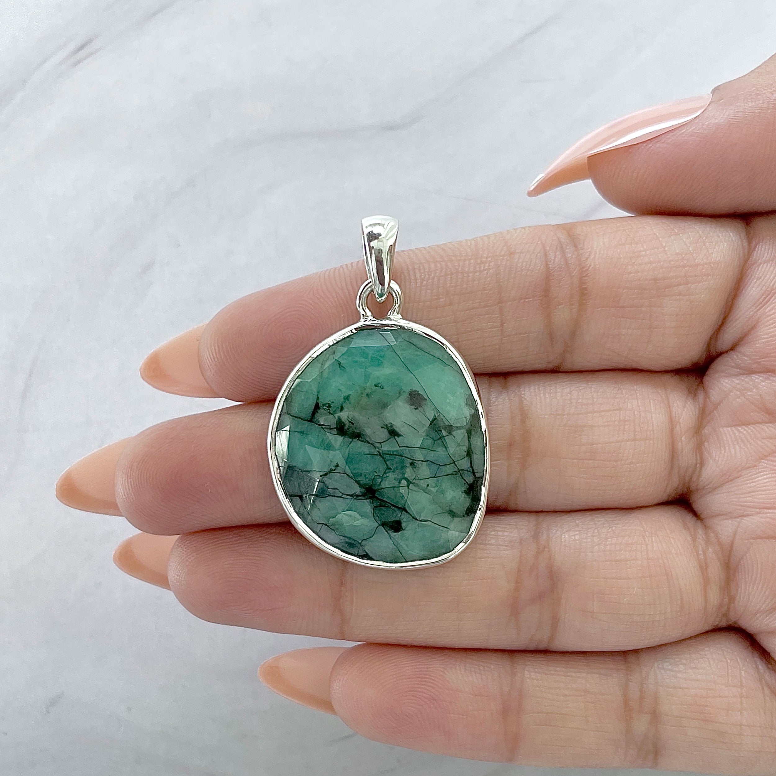 Emerald Pendant-(EMD-P-28.)