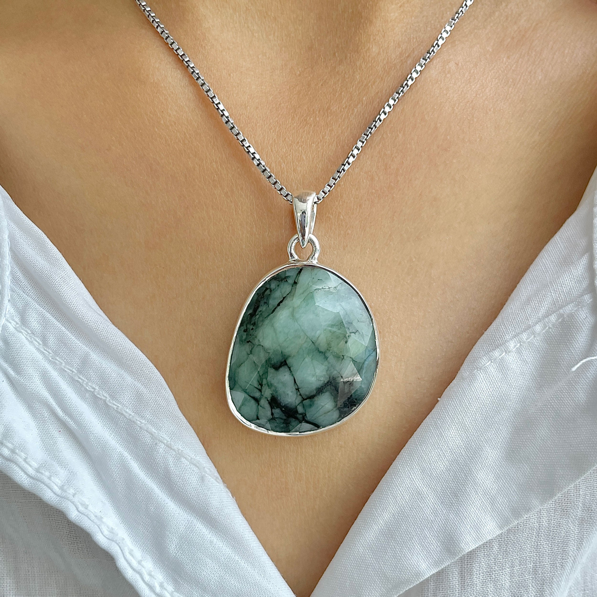 Emerald Pendant-(EMD-P-32.)