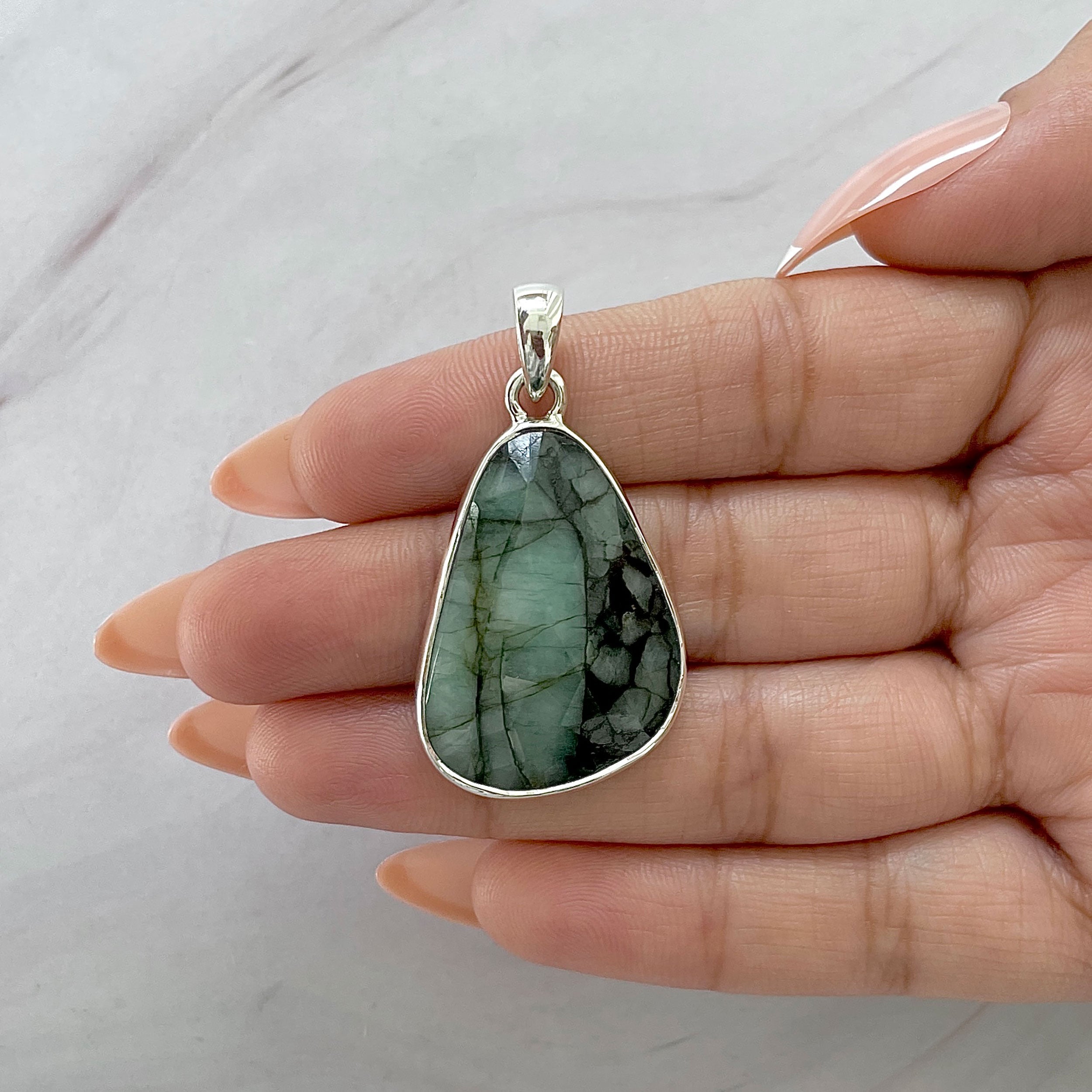 Emerald Pendant-(EMD-P-33.)