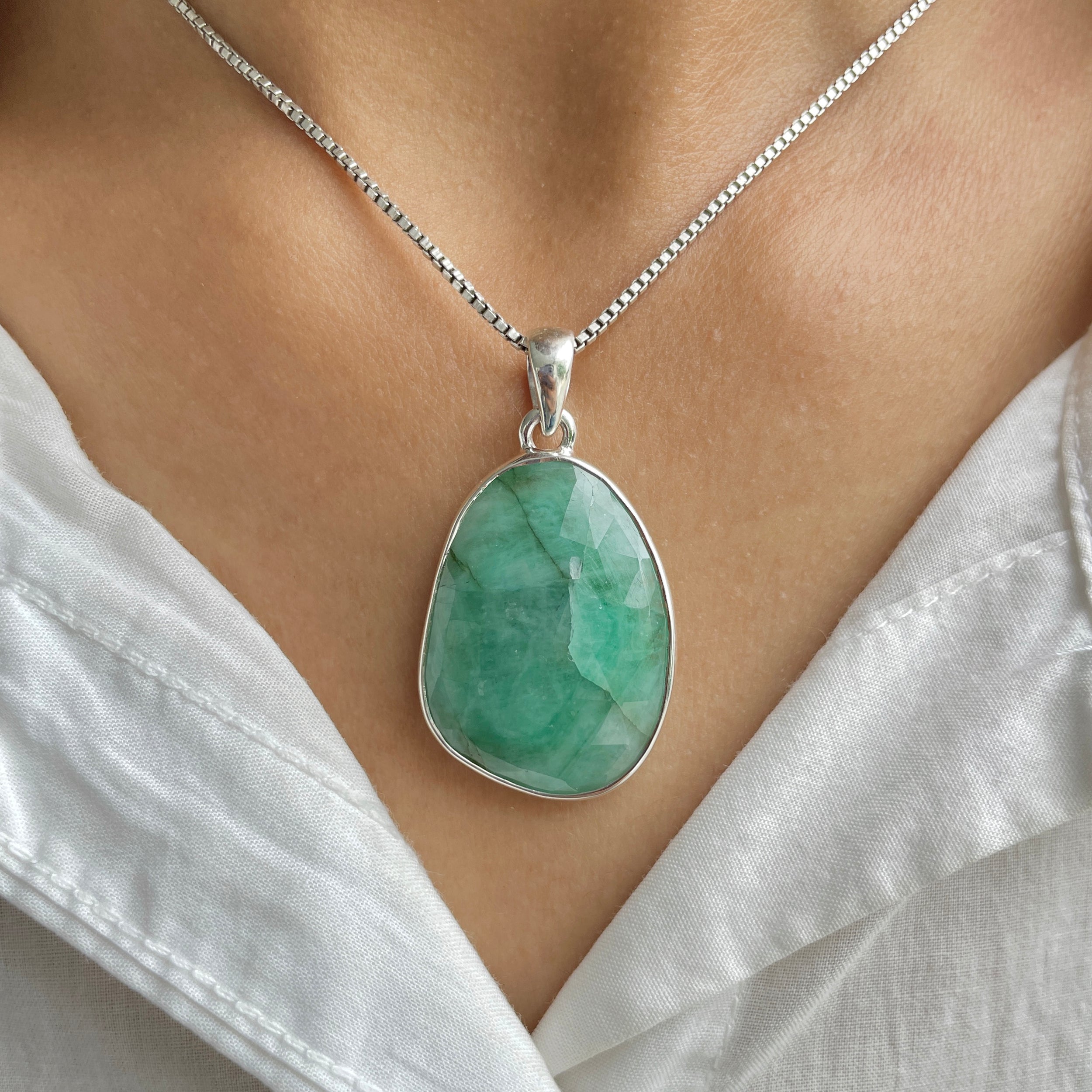 Emerald Pendant-(EMD-P-8.)