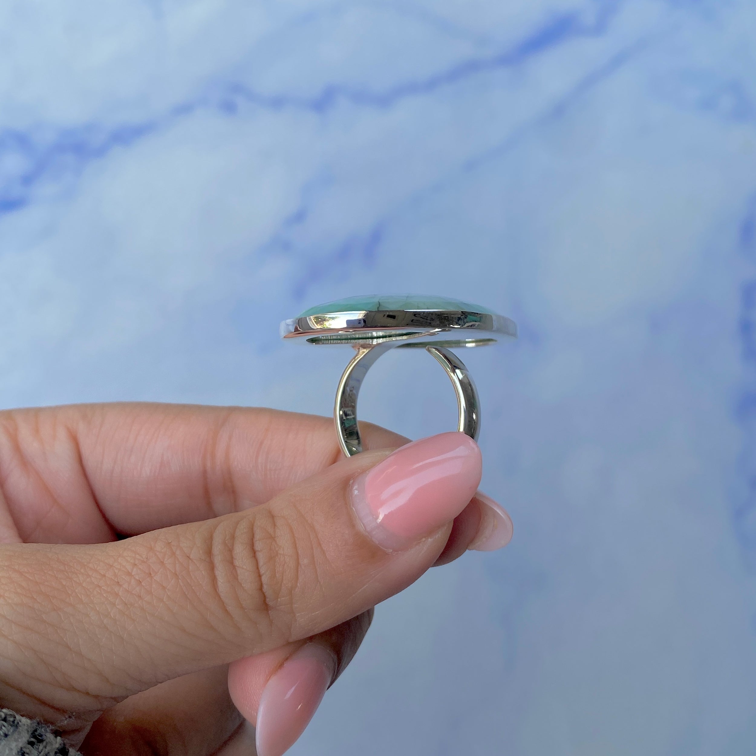 Emerald Adjustable Ring-(EMD-R-22.)