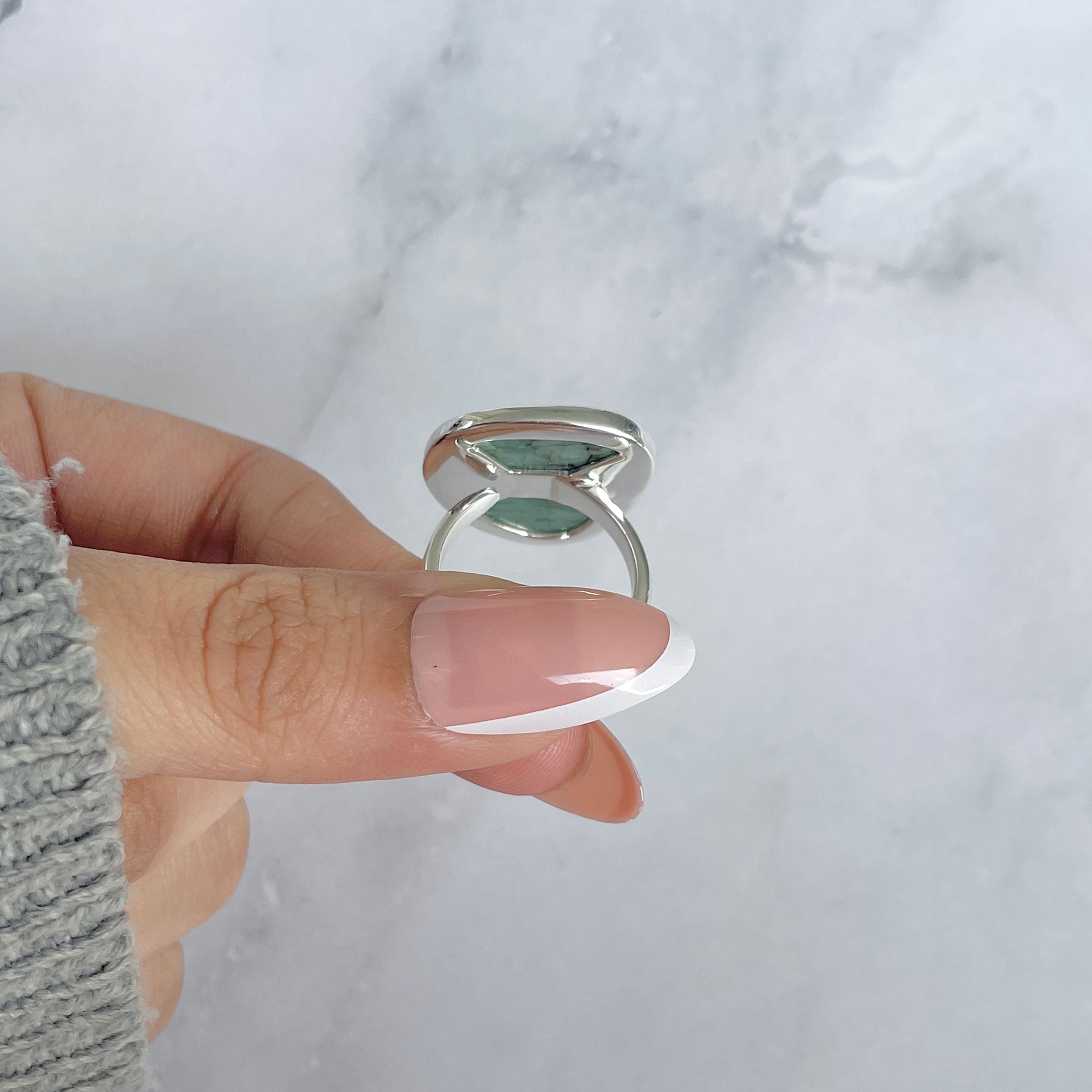 Emerald Adjustable Ring-(EMD-R-29.)