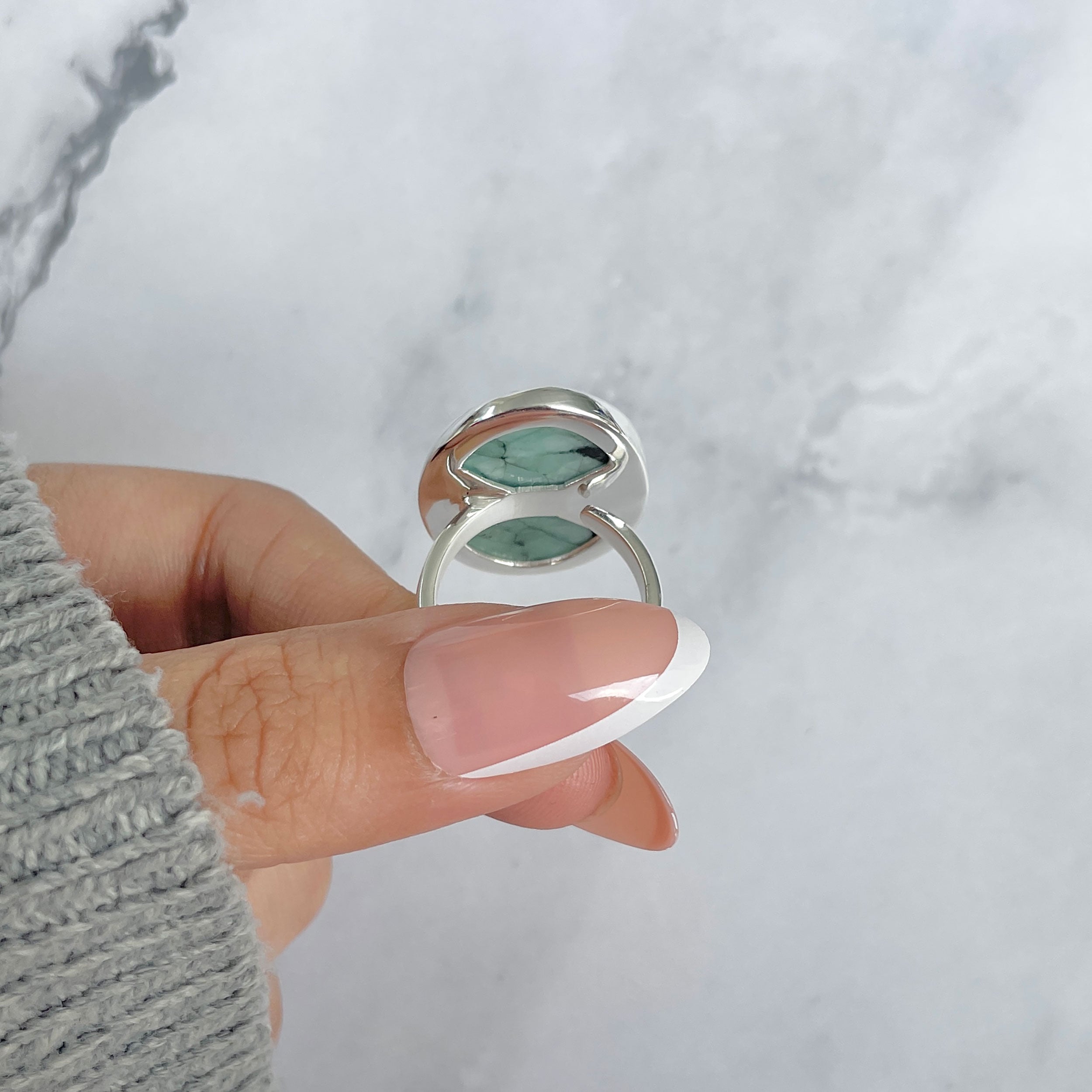 Emerald Adjustable Ring-(EMD-R-31.)