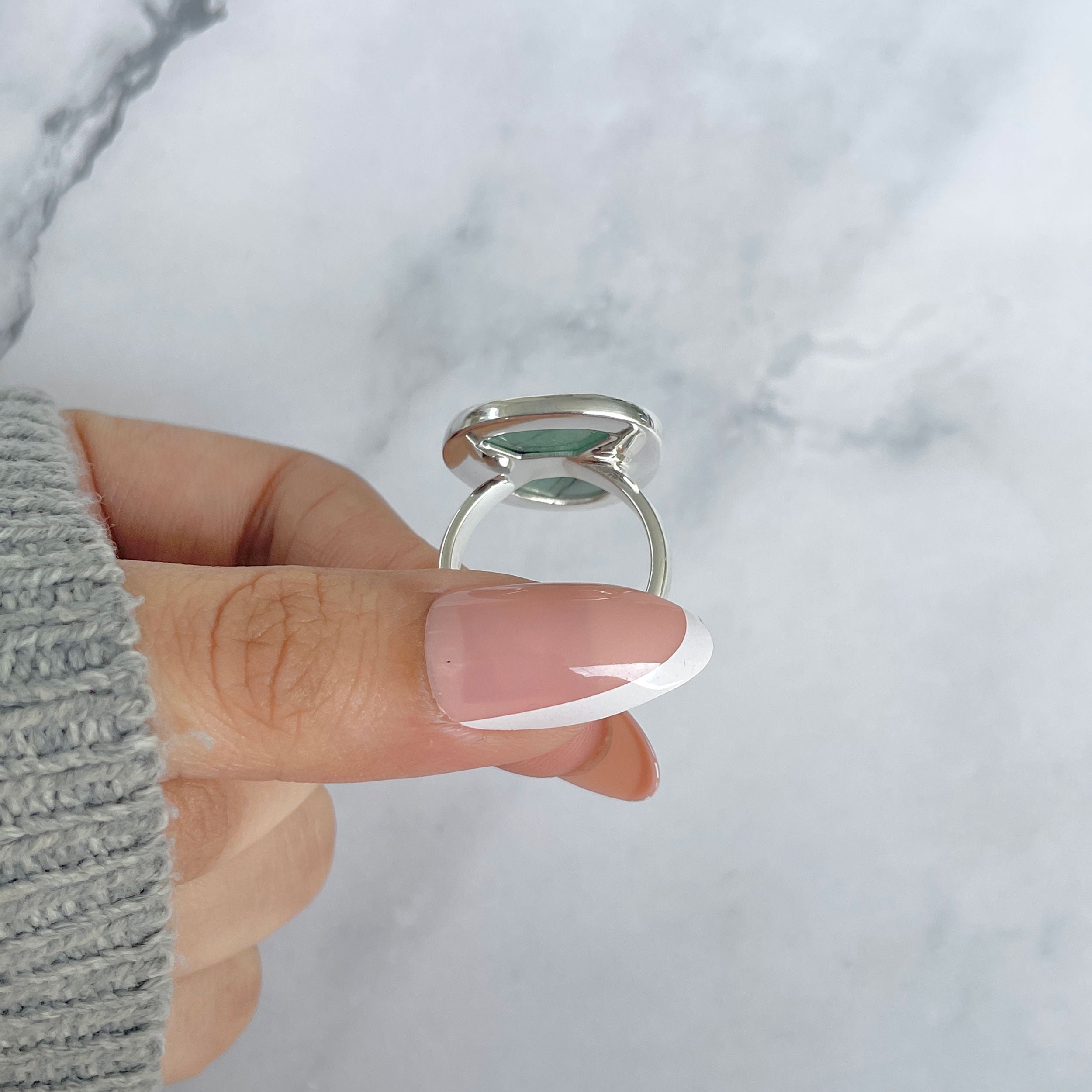 Emerald Adjustable Ring-(EMD-R-32.)