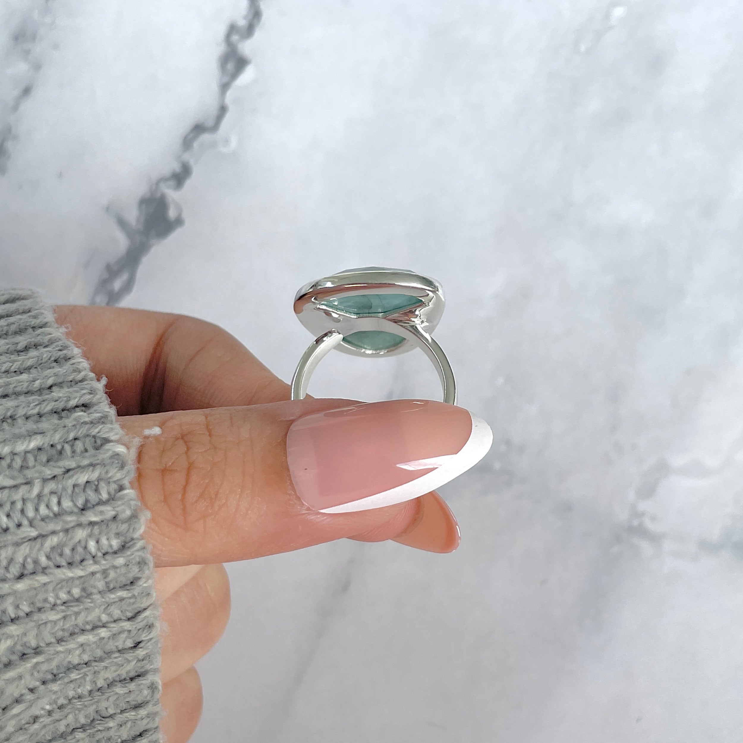 Emerald Adjustable Ring-(EMD-R-43.)