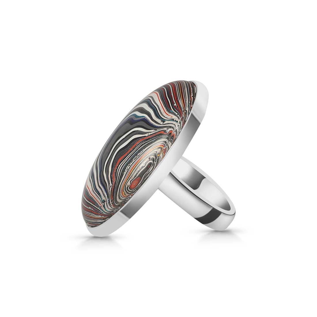 Fordite Adjustable Ring-(FRD-R-13.)