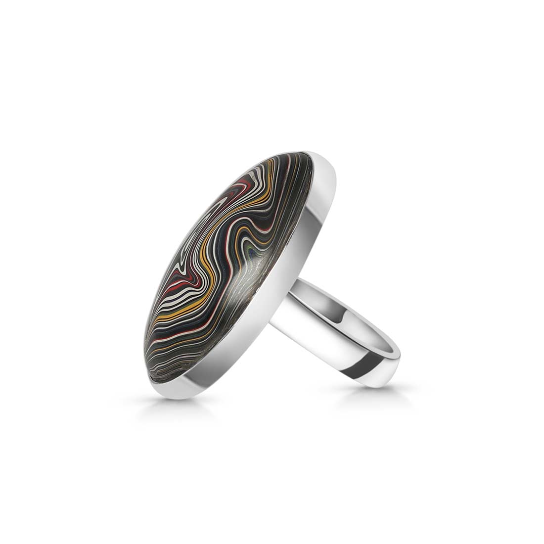 Fordite Adjustable Ring-(FRD-R-21.)