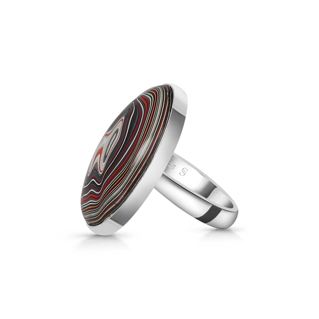 Fordite Adjustable Ring-(FRD-R-30.)