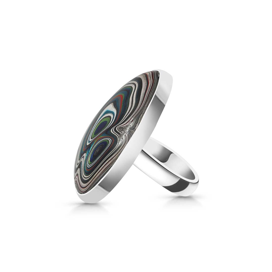 Fordite Adjustable Ring-(FRD-R-4.)